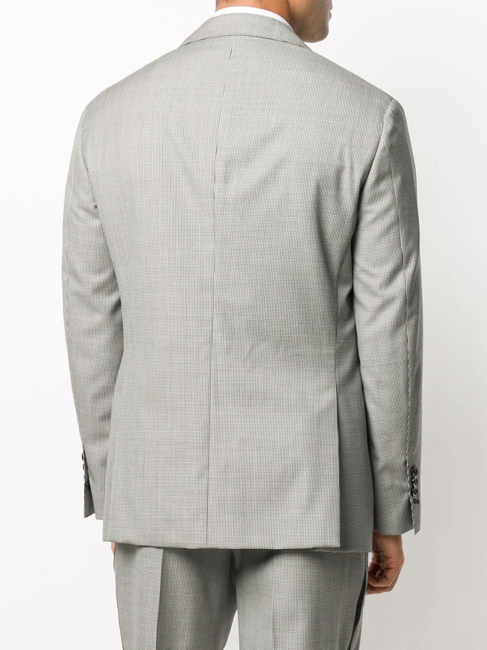 single-breasted fitted blazer - 4