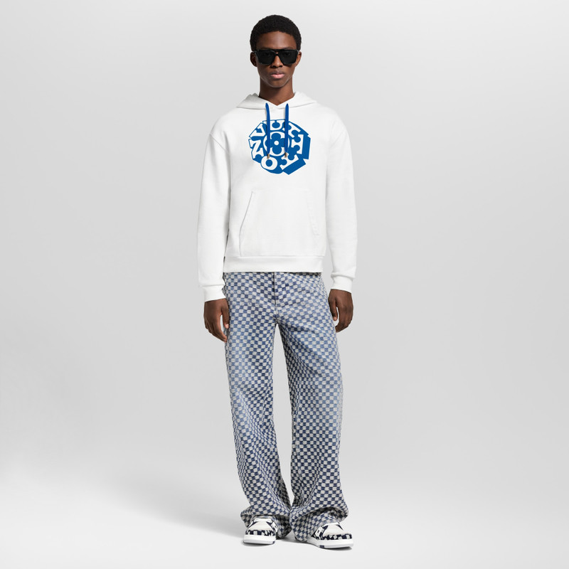 Louis Vuitton Printed Signature Hoodie outlook