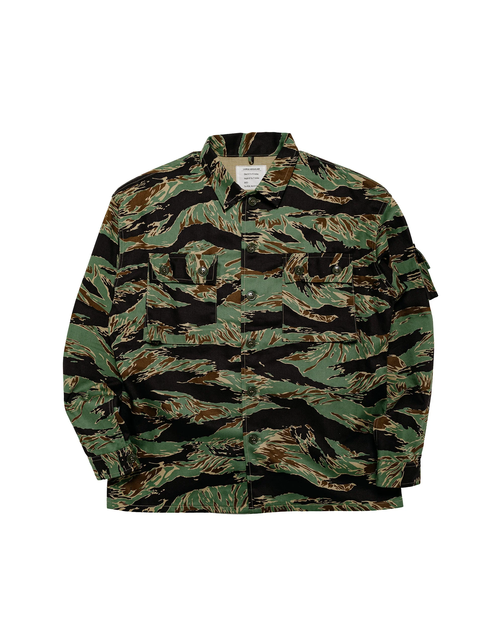 MJ26002 Tiger Camouflage Shirt / John Wayne Green - 1