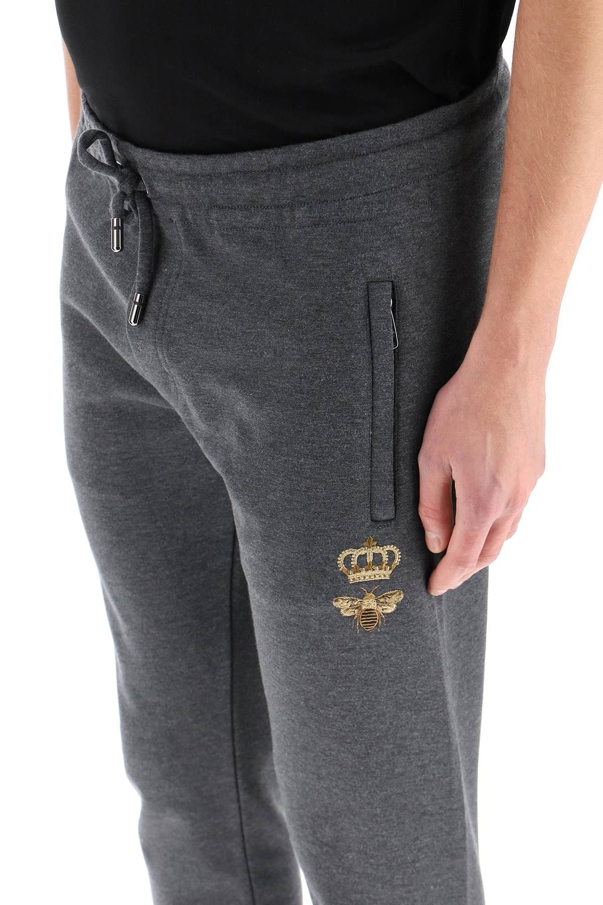 SWEATPANTS WITH LUREX EMBROIDERY - 5