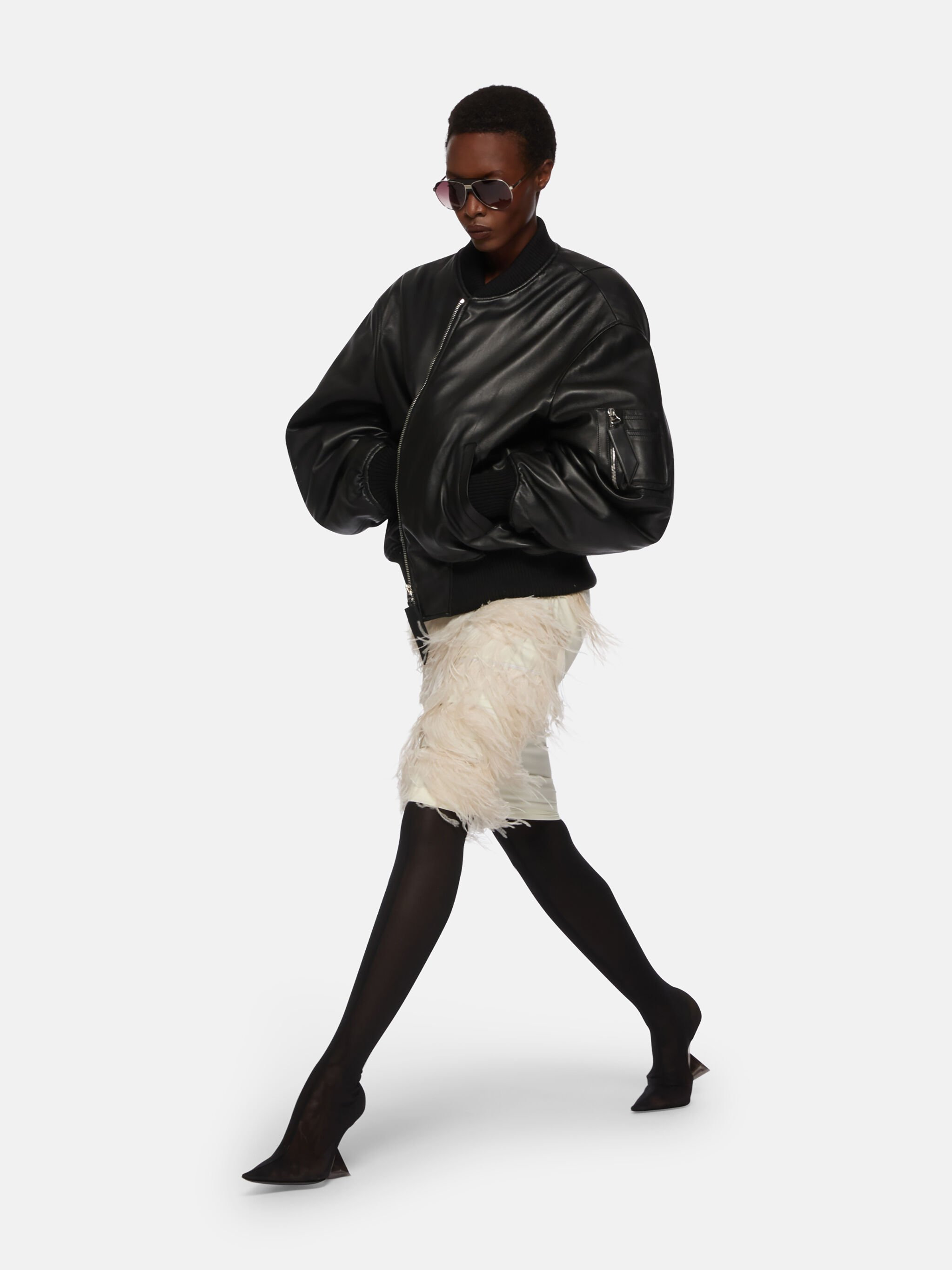 ''ANJA'' BLACK BOMBER - 4