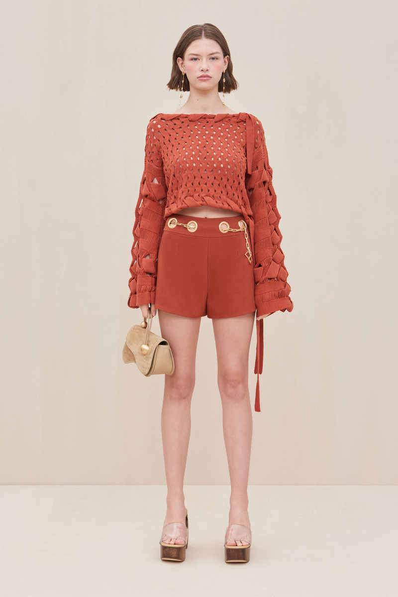 Cult Gaia ODETTE KNIT TOP outlook