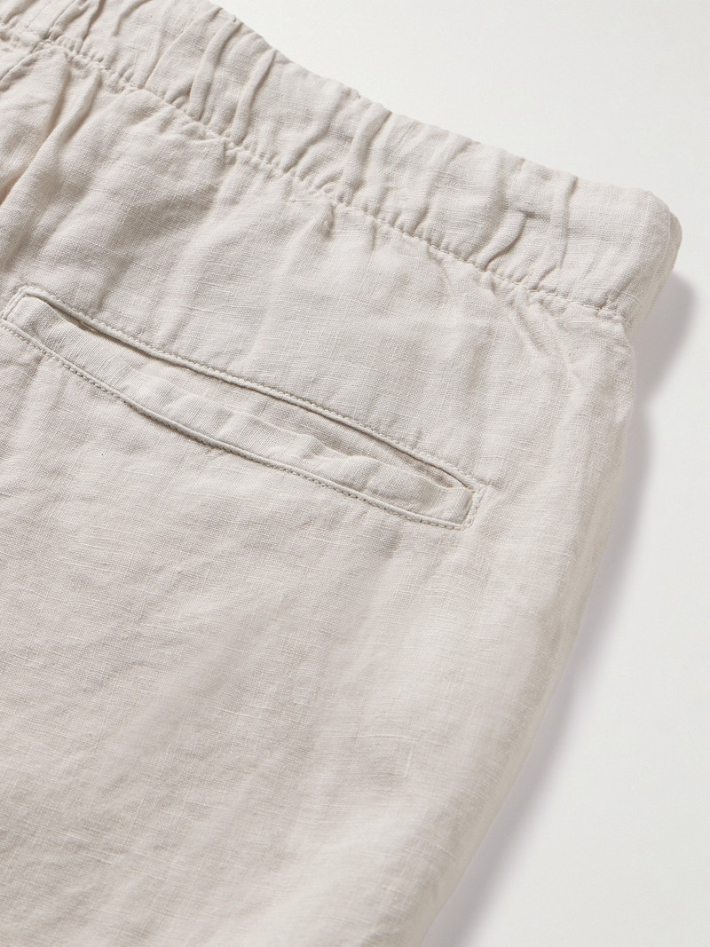Joggy Straight-Leg Linen Bermuda Shorts 5