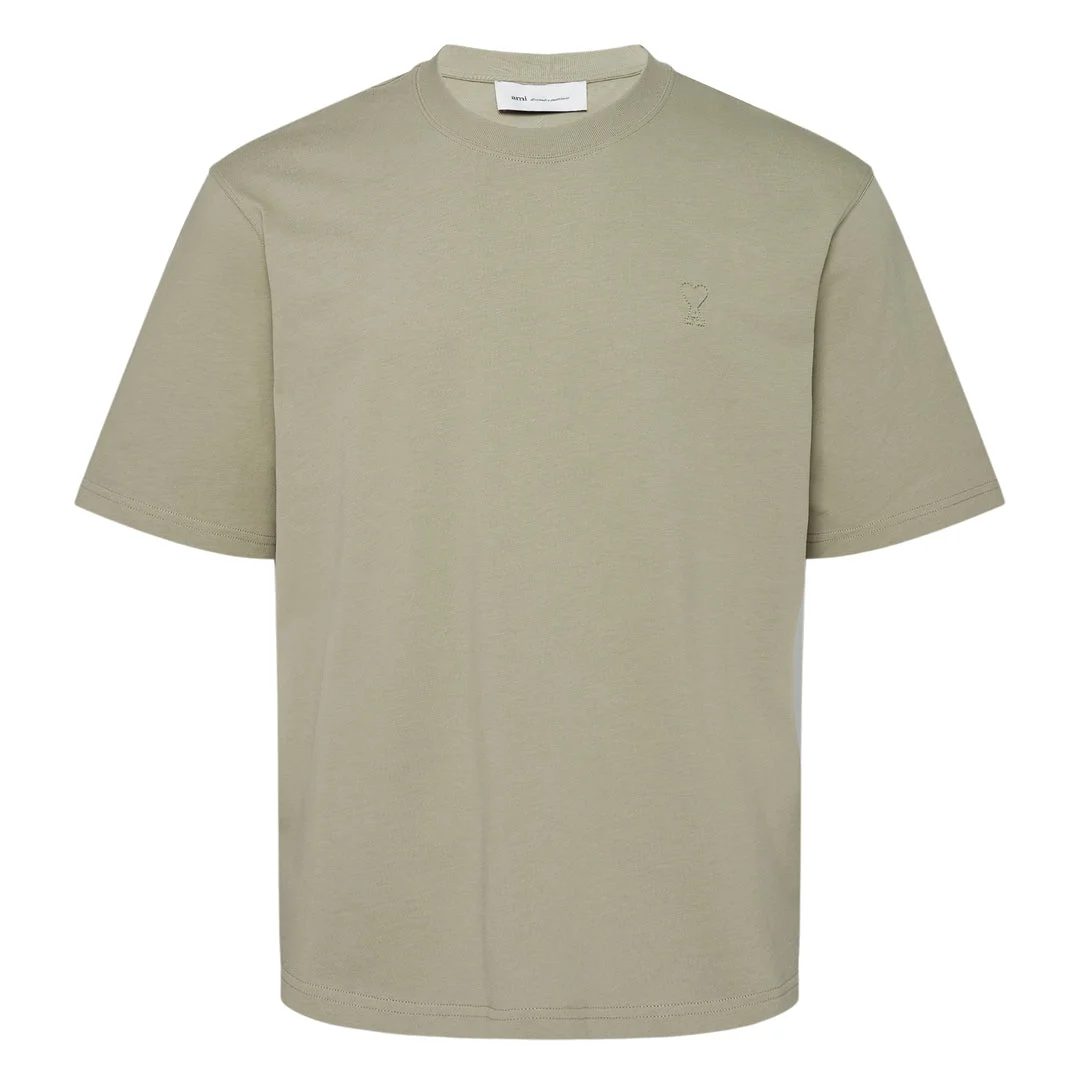 Tonal Embroidered Tee - 1