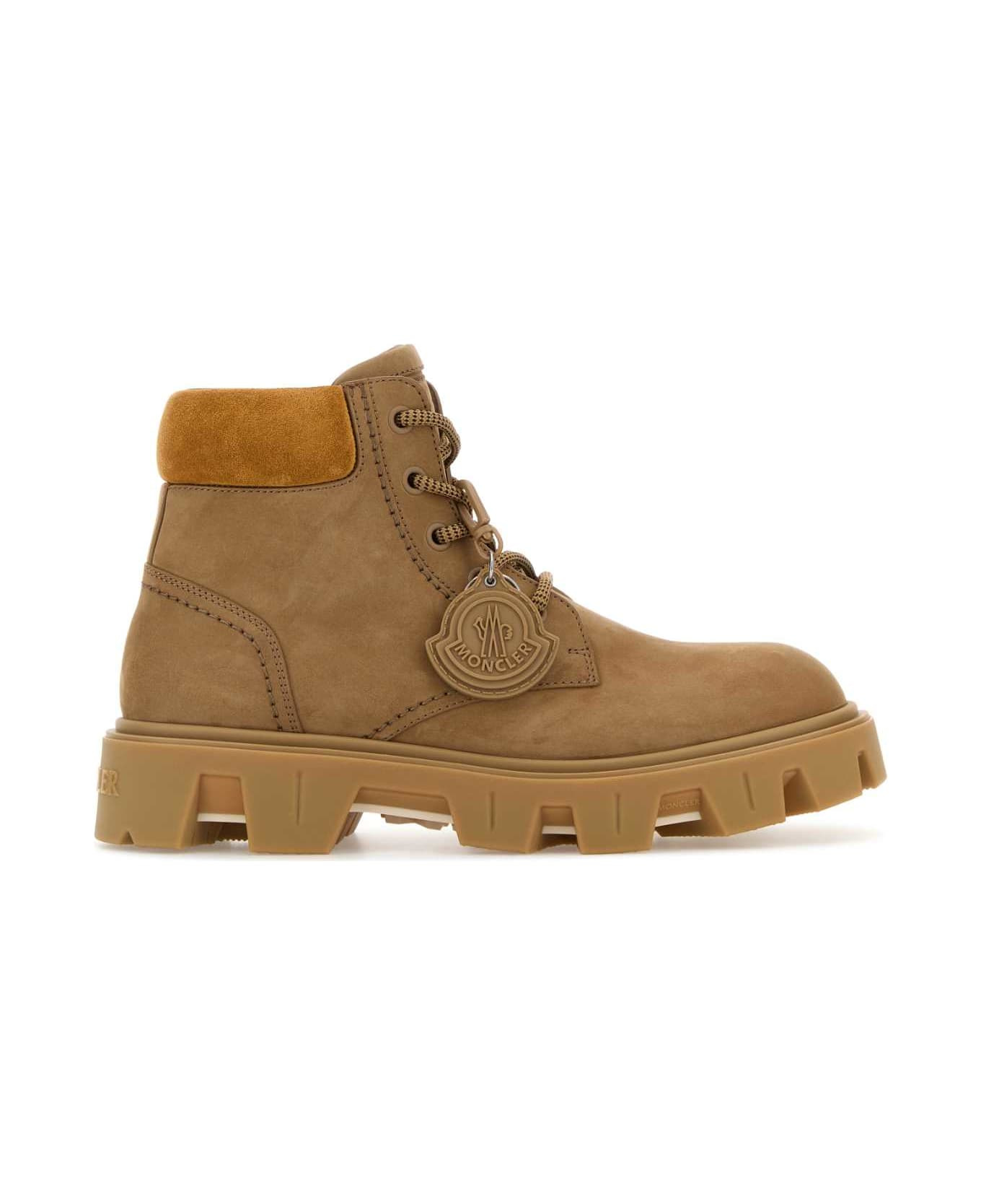 Camel Suede Peak City Ankle Boots - 1