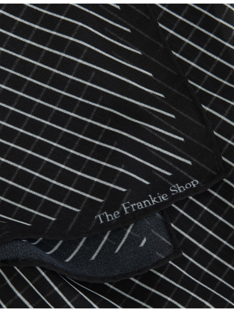 The Frankie Shop Marais Striped Woven Scarf outlook