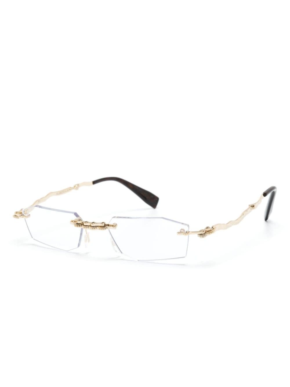H40 rimless glasses - 2