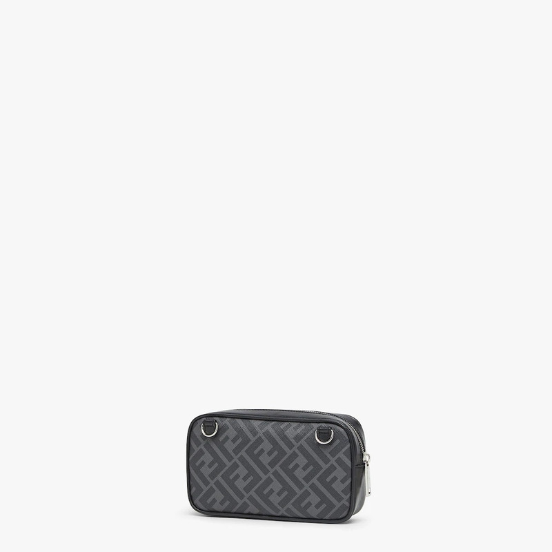 FENDI Black FF fabric bag outlook