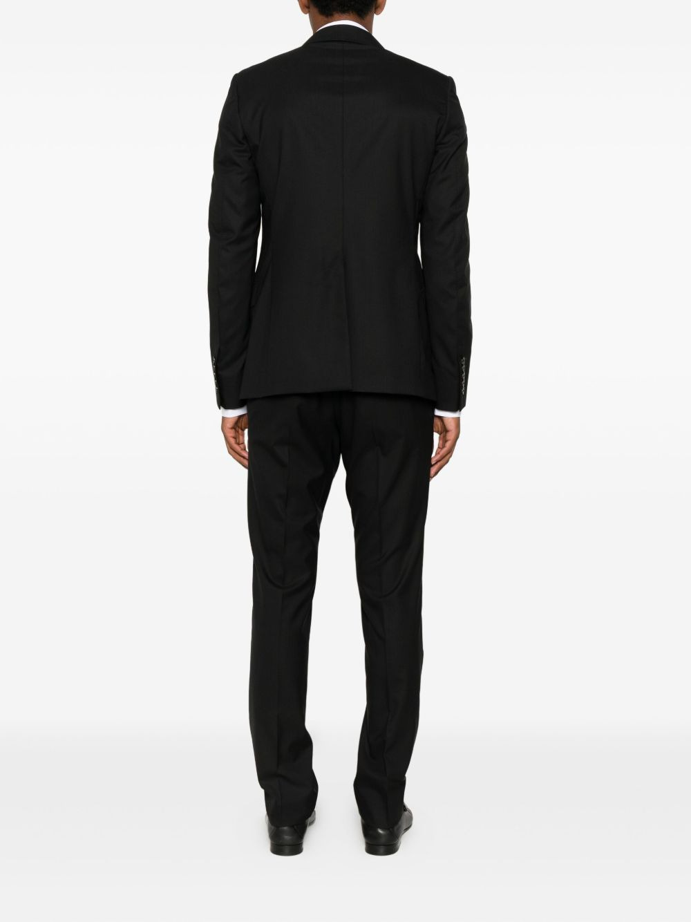 single-breasted wool suit - 3
