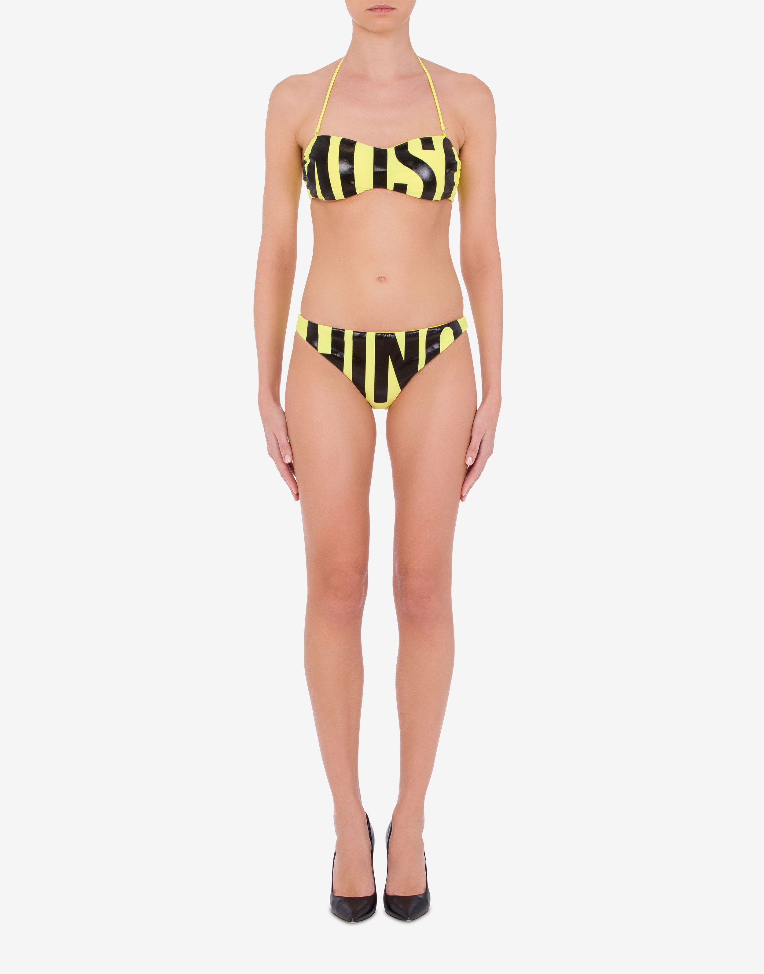 MAXI LOGO PRINT BIKINI TOP - 2