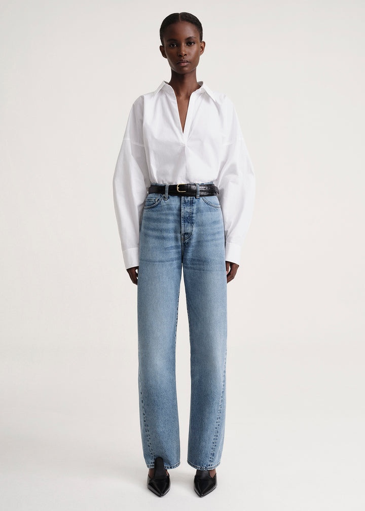 Poplin shirt white - 2