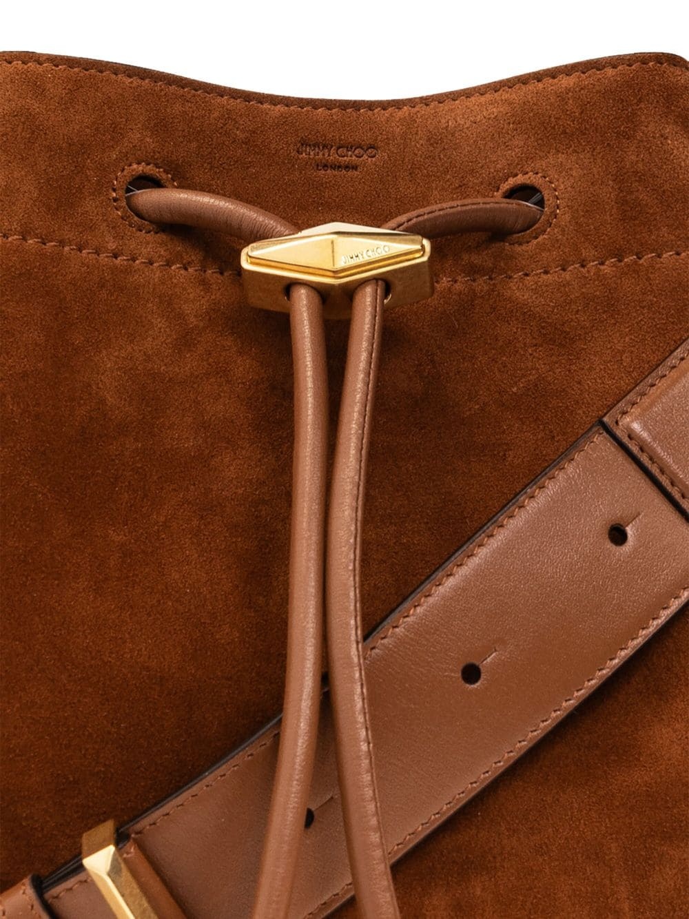 large Cinch suede bucket bag - 6