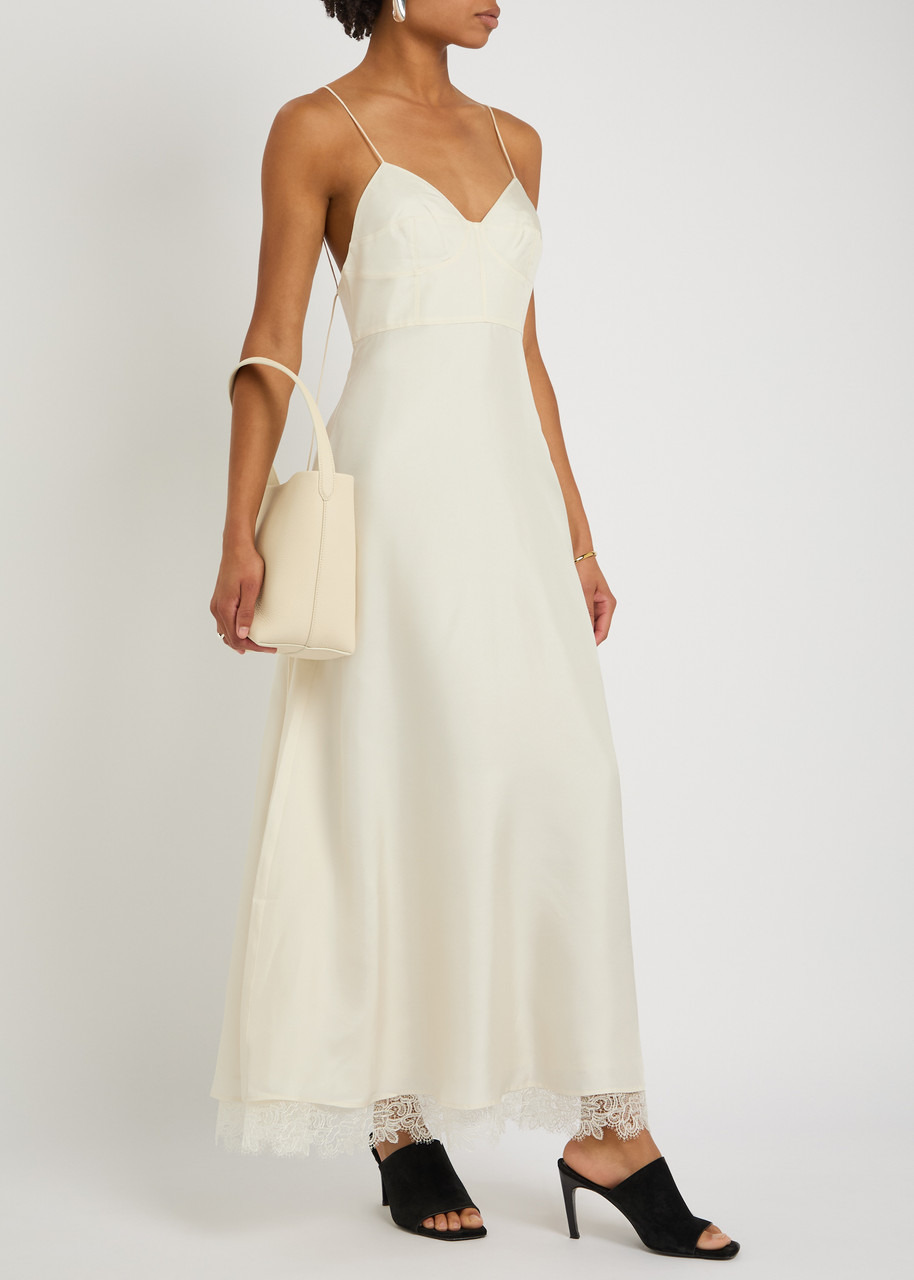 Rohe Lace-hem Silk Maxi Dress - 4