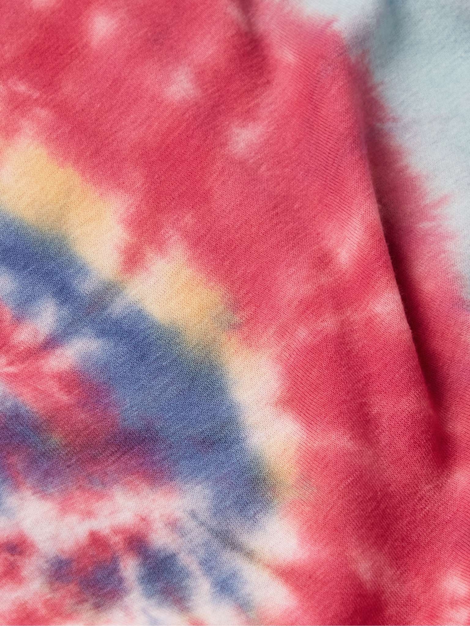 Tie-Dyed Cotton and Cashmere-Blend Jersey T-Shirt - 8