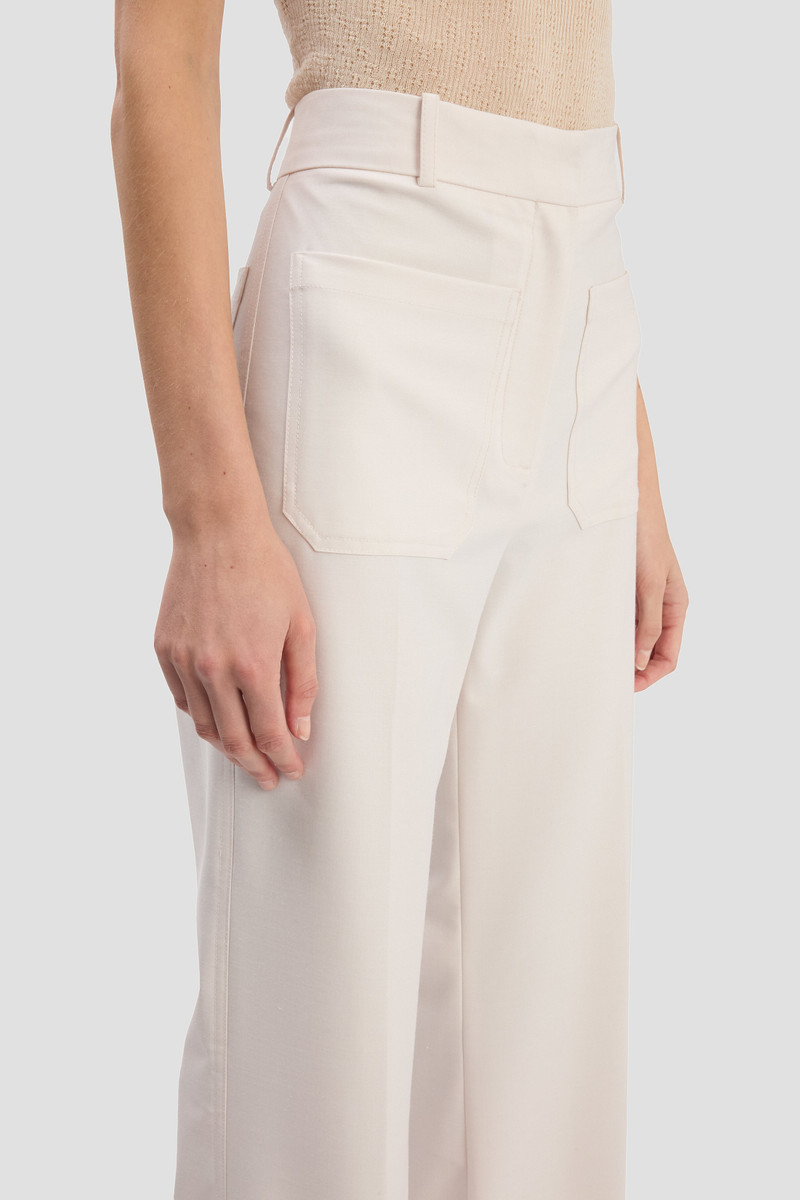 Alina Trouser In Bone 4