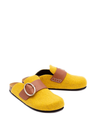 JW Anderson felt loafer mules outlook