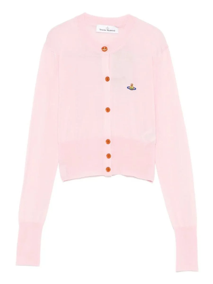 Vivienne Westwood Bea Cotton Cropped Cardigan Clothing - 1