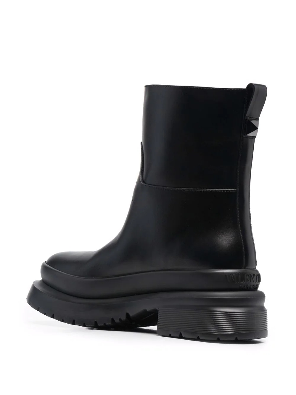 Rockstud almond-toe ankle boots - 3