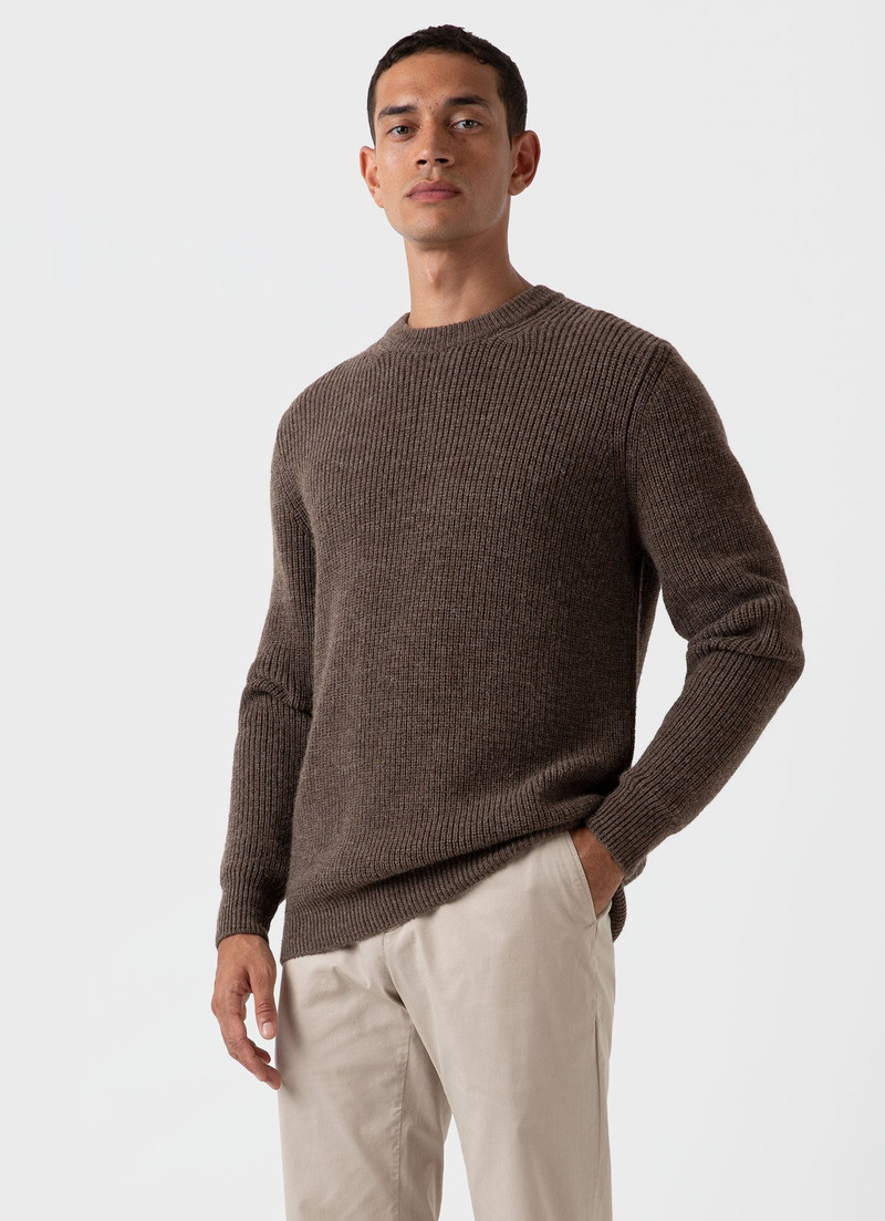 Sunspel Luxury British Wool Jumper outlook