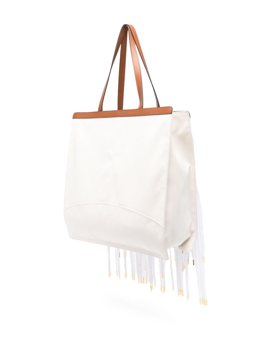 fringe-detailed tote bag - 3