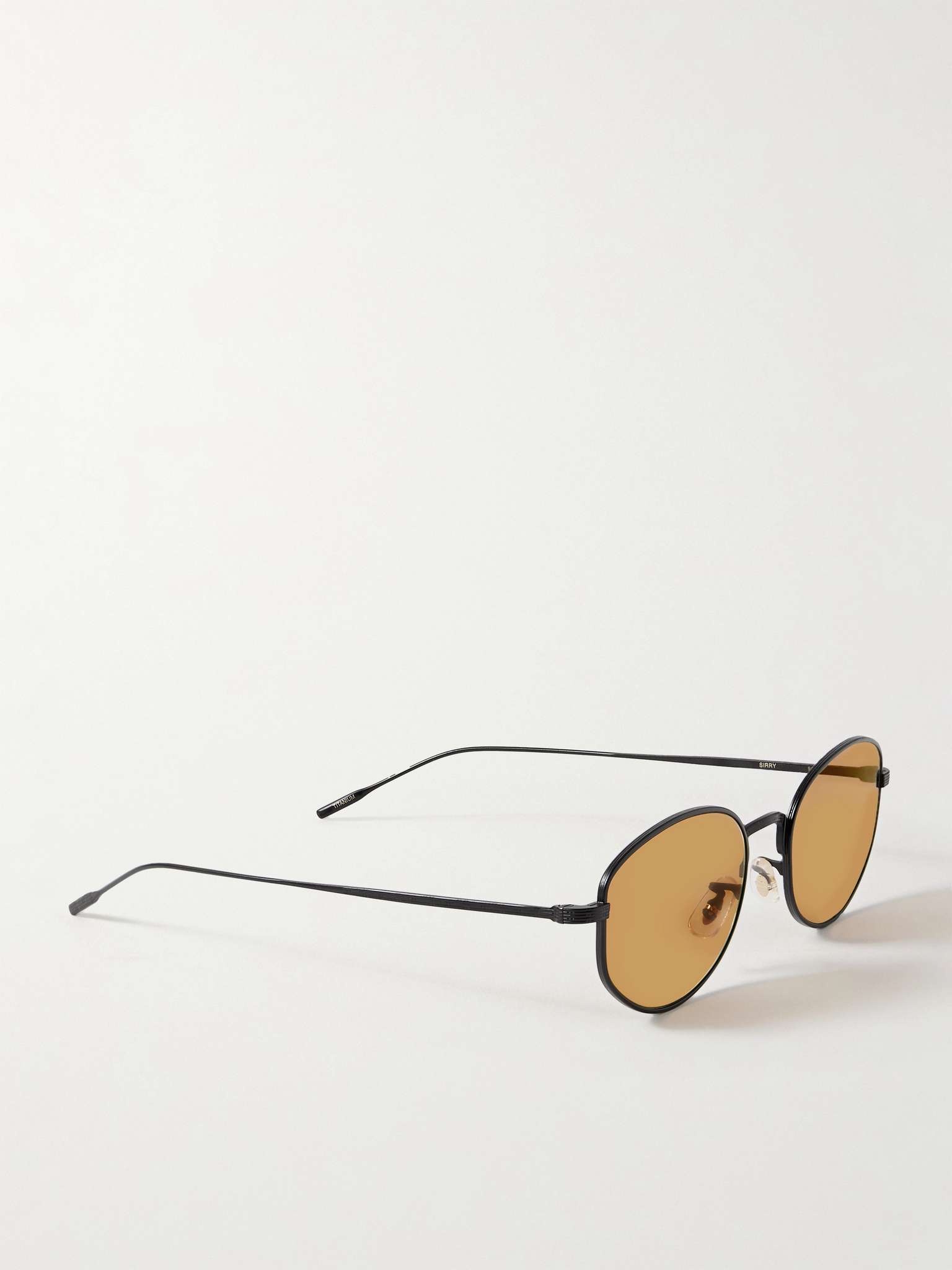 Sirry Round-Frame Titanium Sunglasses - 2