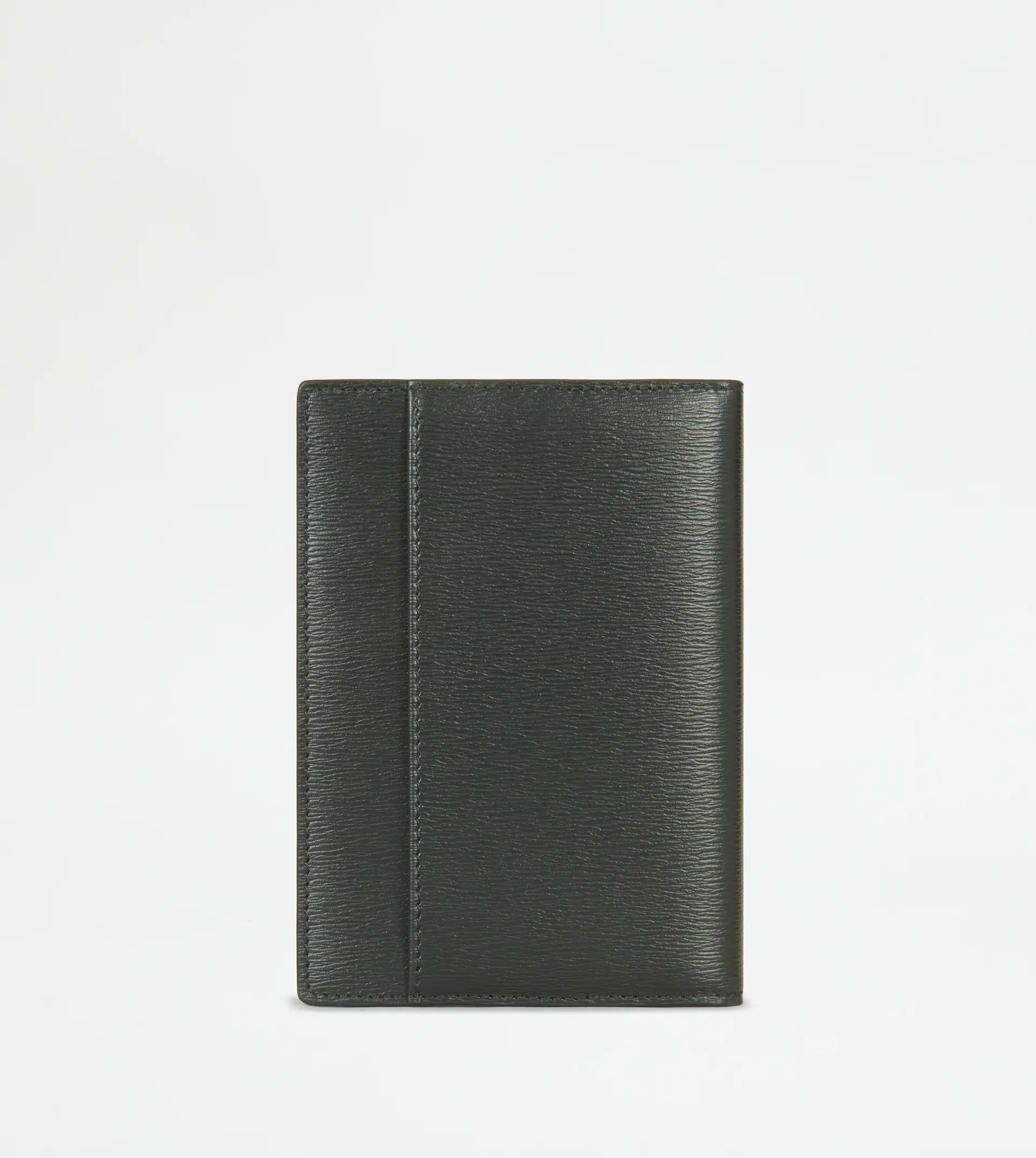 PASSPORT HOLDER IN LEATHER - BLACK - 3