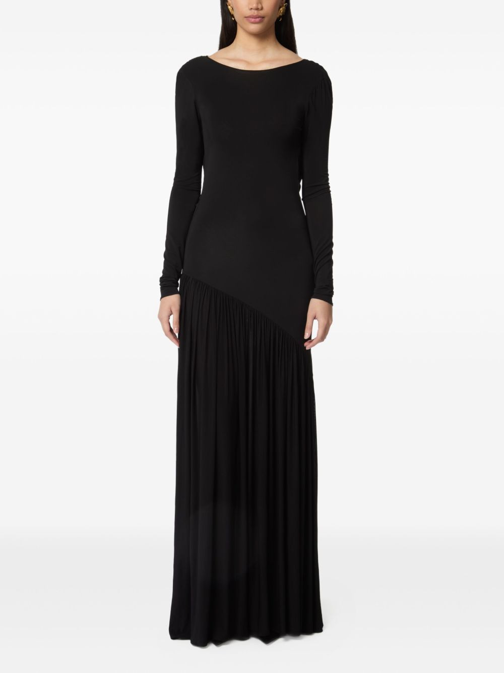asymmetric maxi dress - 2
