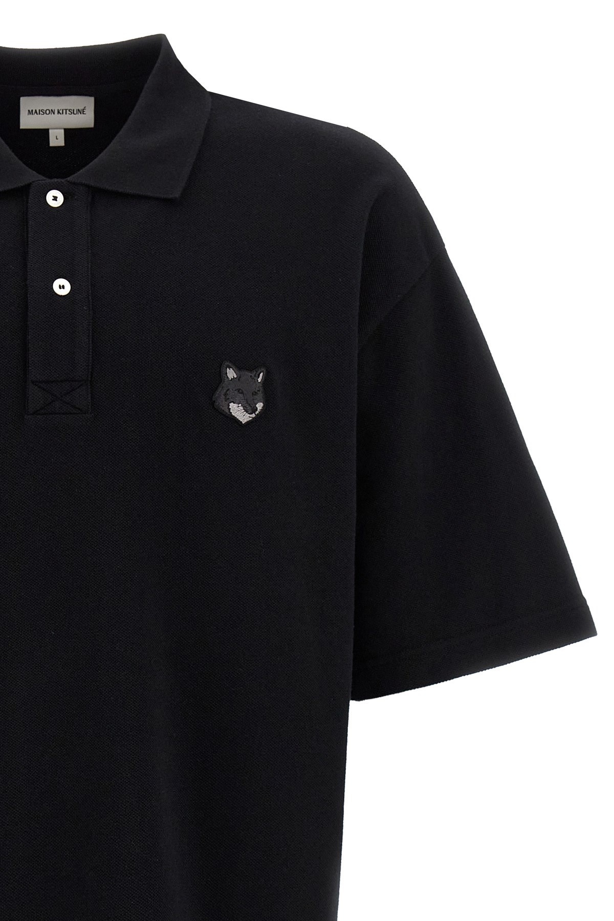 'Bold Fox Head' polo shirt - 4