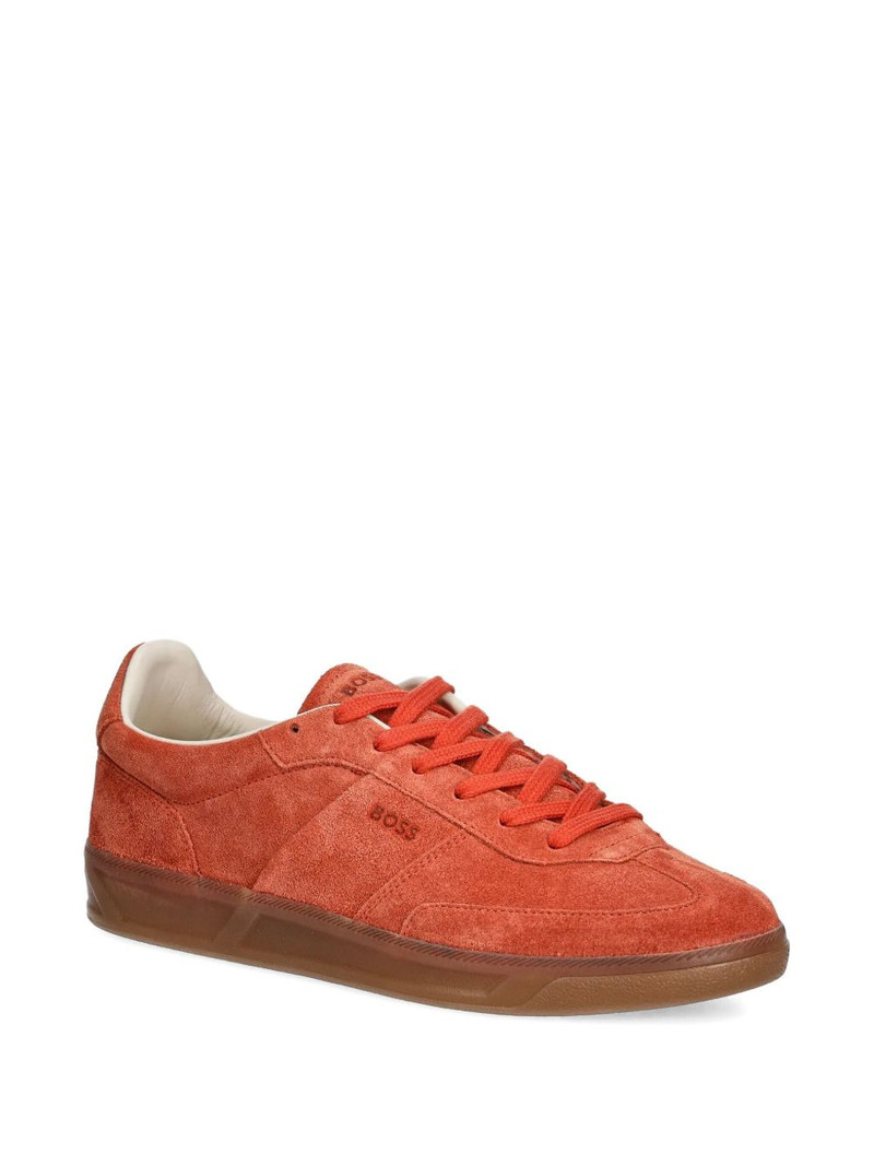 BOSS suede leather sneakers outlook