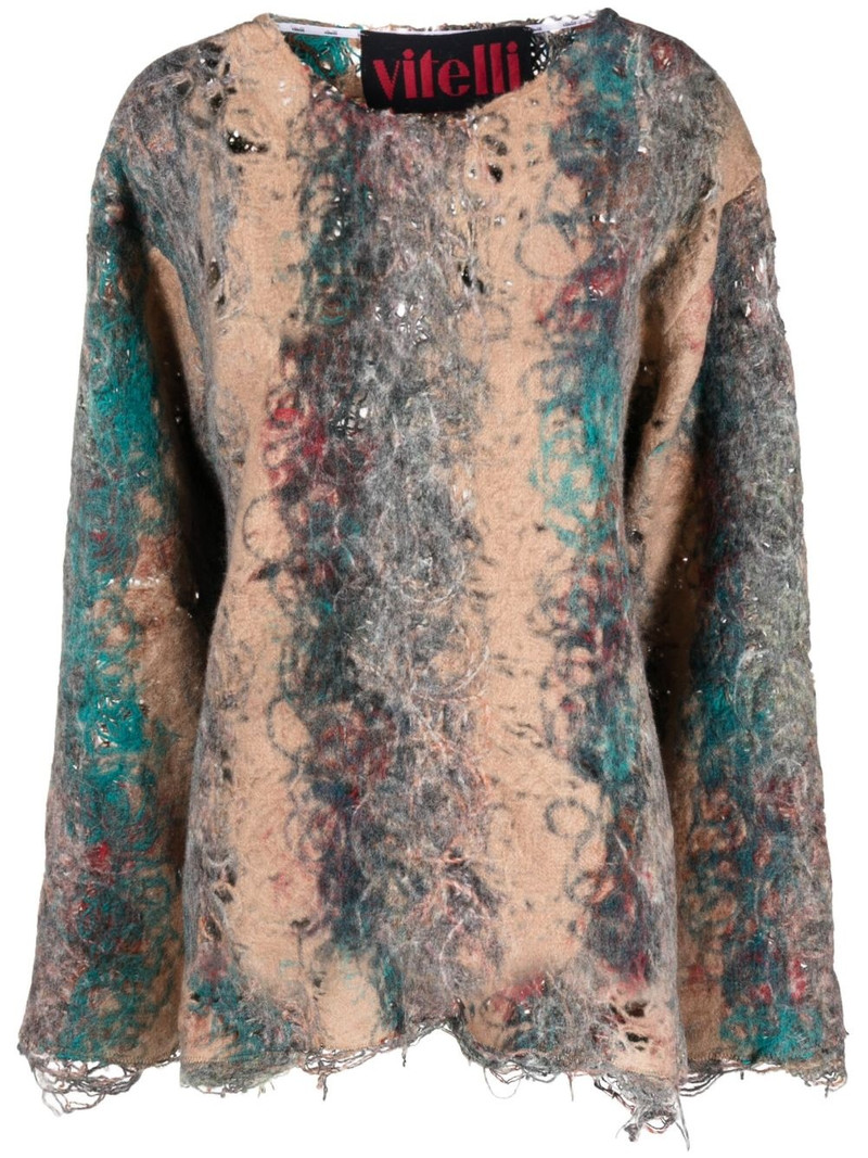distressed-effect DOOMBOH® jumper 1
