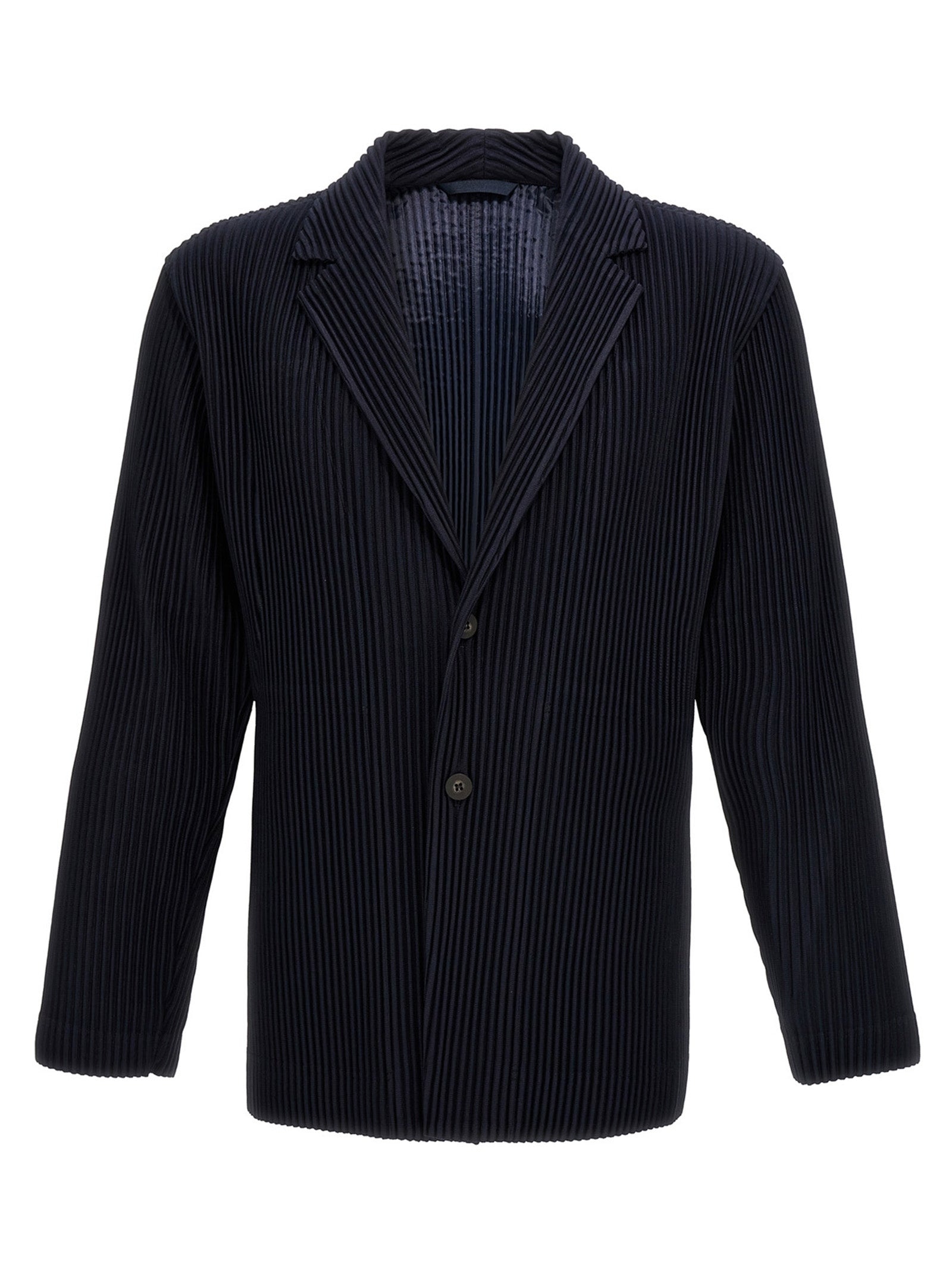 Homme Plisse' Issey Miyake Men Single-Breasted Pleated Blazer - 1