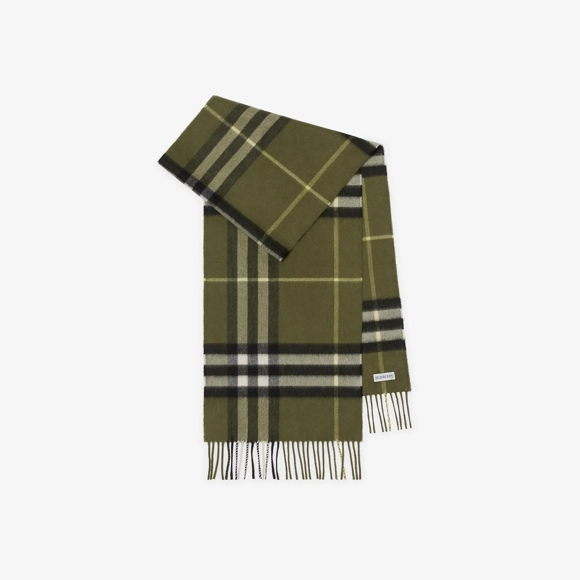 Check Cashmere Scarf - 1