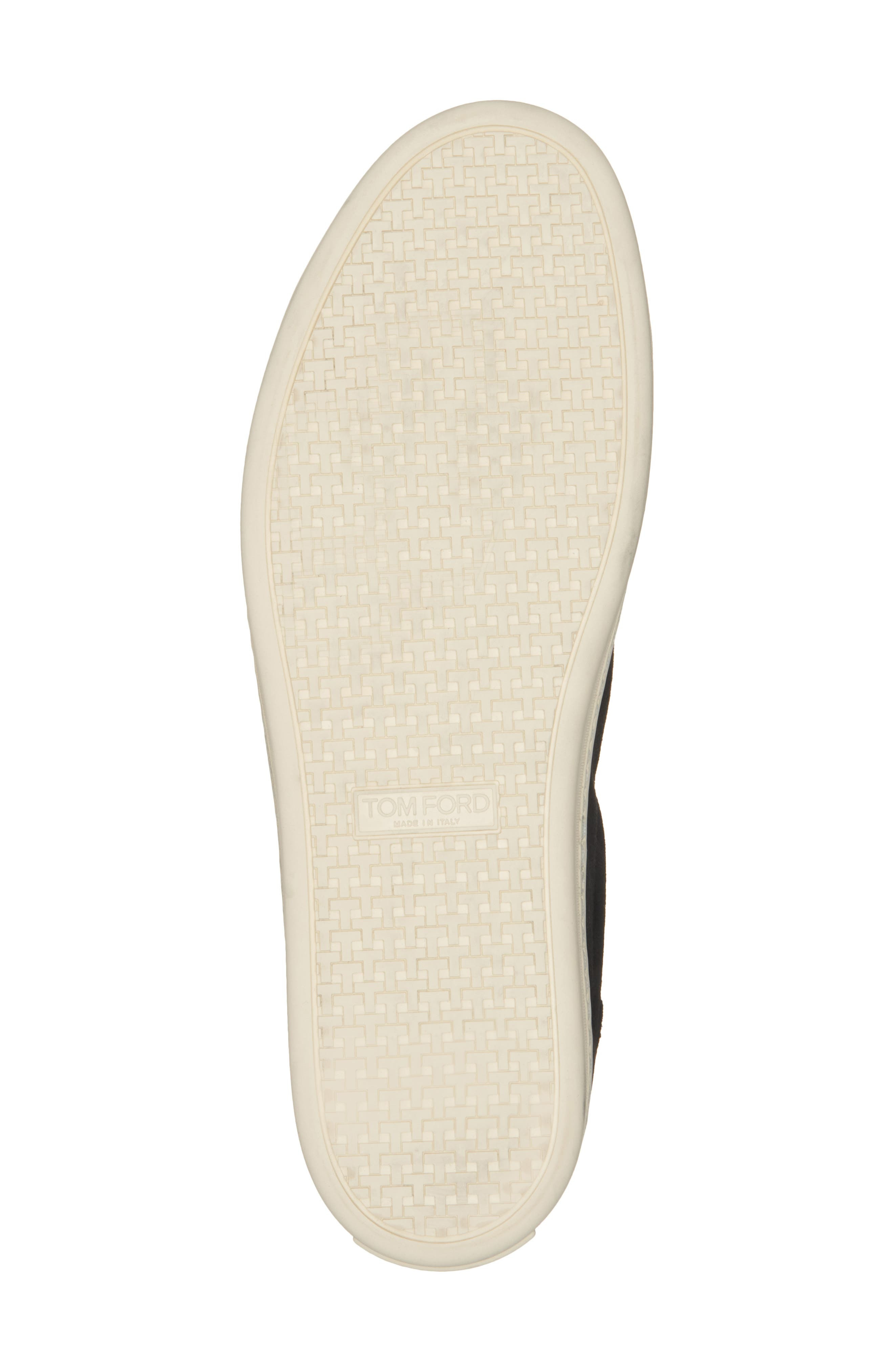 TOM FORD Warwick Low Top Sneaker in 3Nw02 Black/Cream at Nordstrom - 6