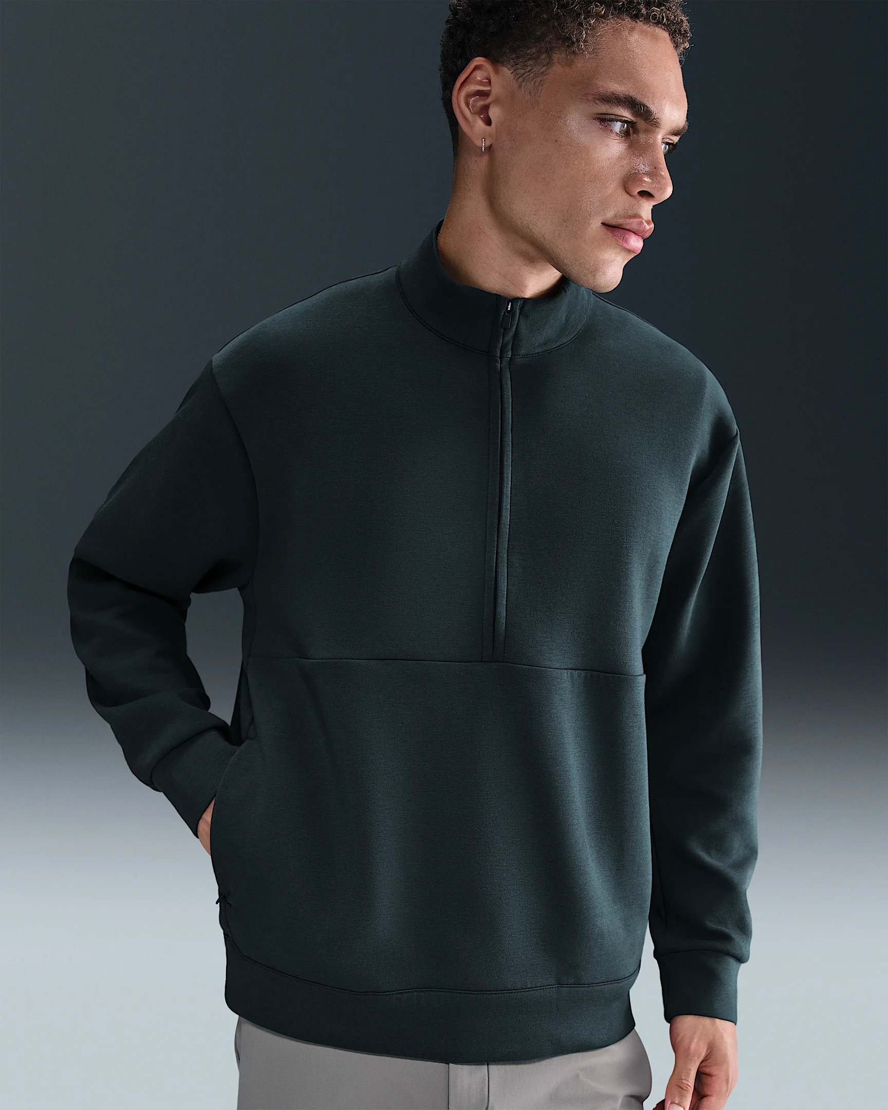 Nike 24.7 ImpossiblySoft Men's Dri-FIT 1/2-Zip Top - 1