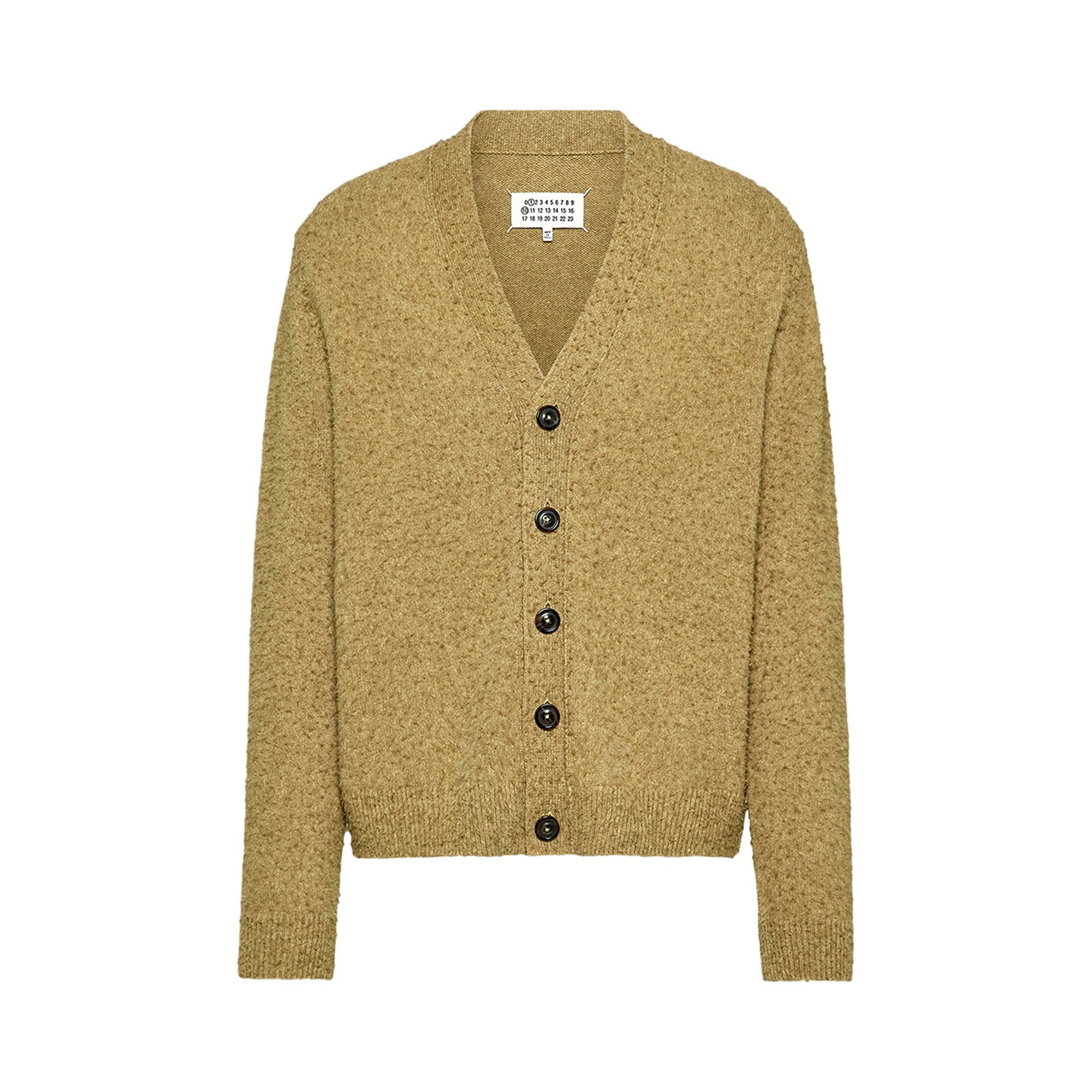 Maison Margiela Wool Blend Cardigan 'Light Green' - 1