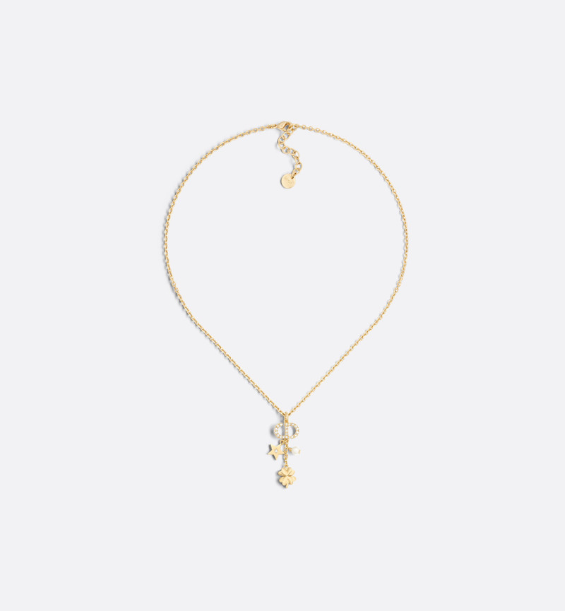 Dior Petit CD Lucky Charms Necklace | REVERSIBLE