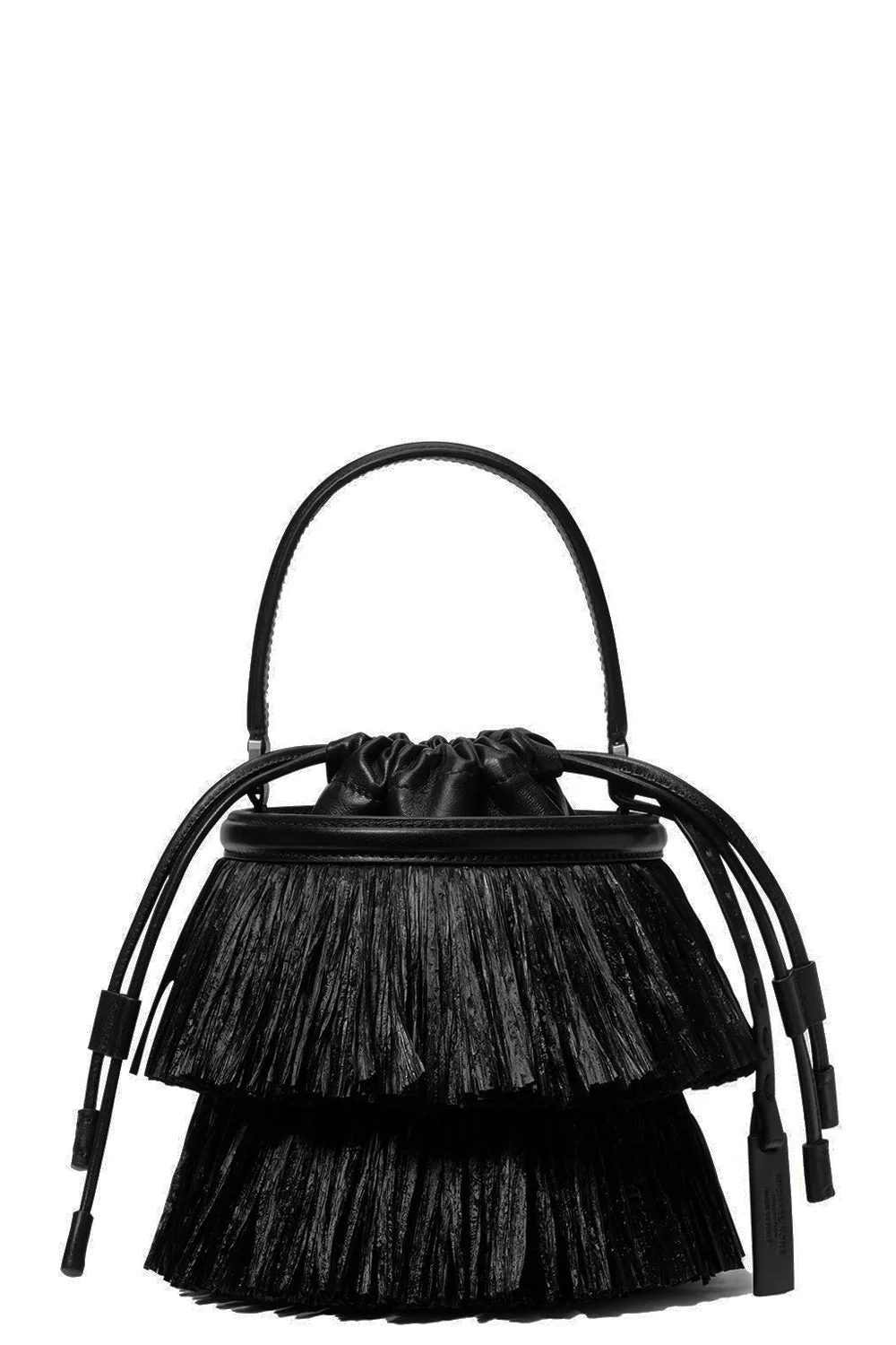 Mini Ischia Bucket Bag - Black - 1