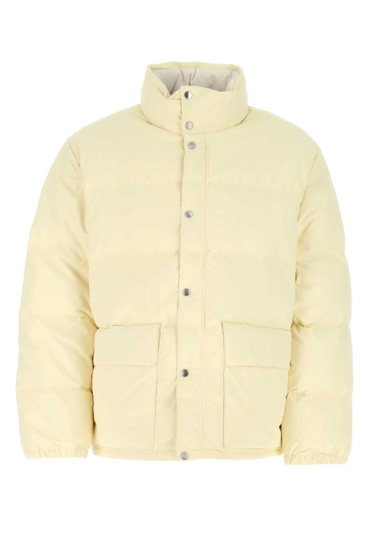Jil Sander Men Cream Polyester Down Jacket - 1