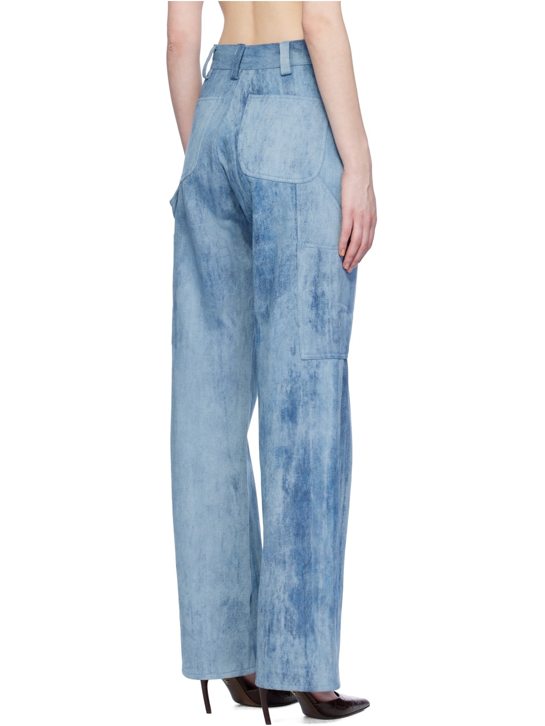Blue Cargo Jeans - 3