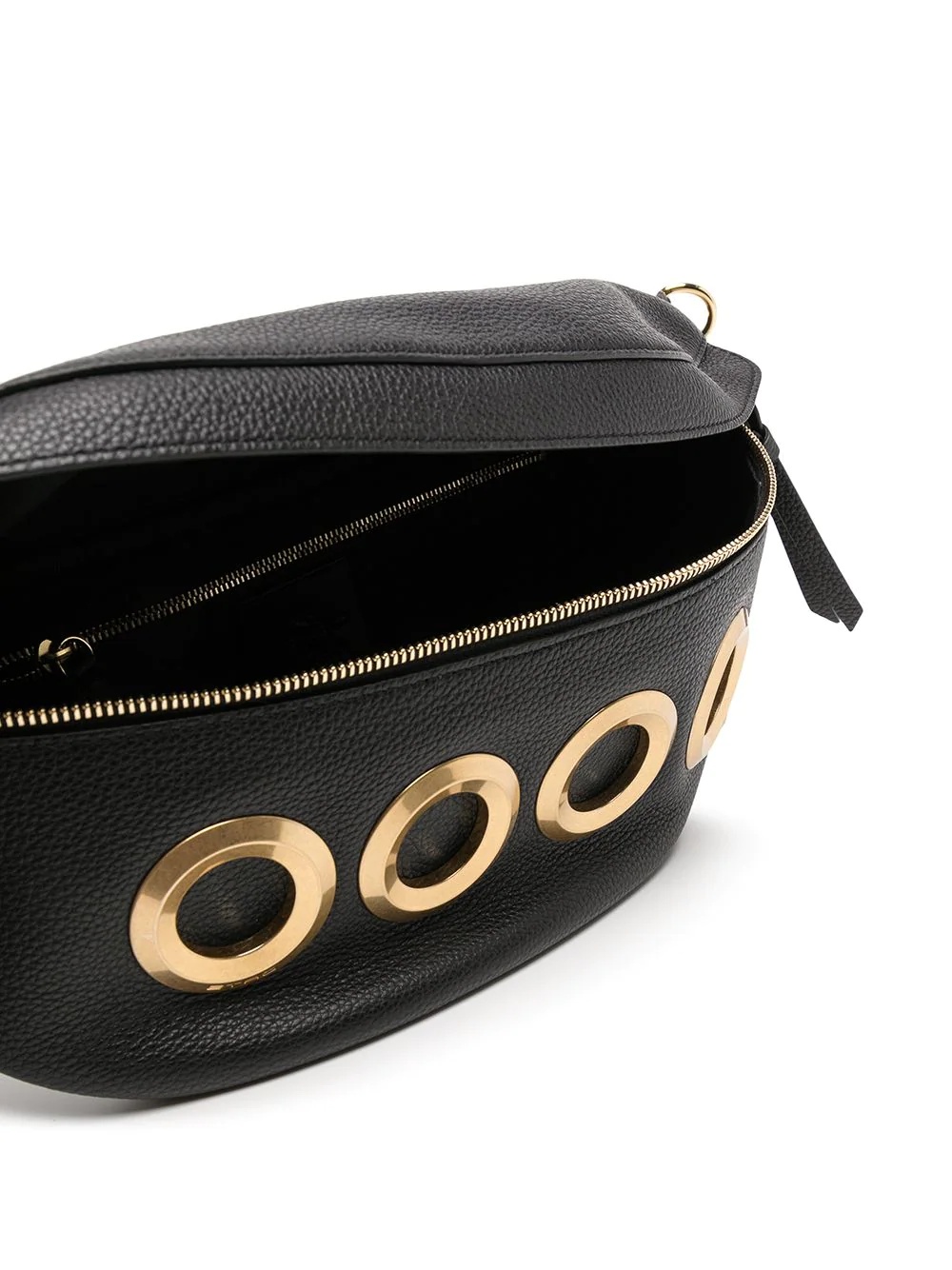 ring-detail leather belt bag - 5