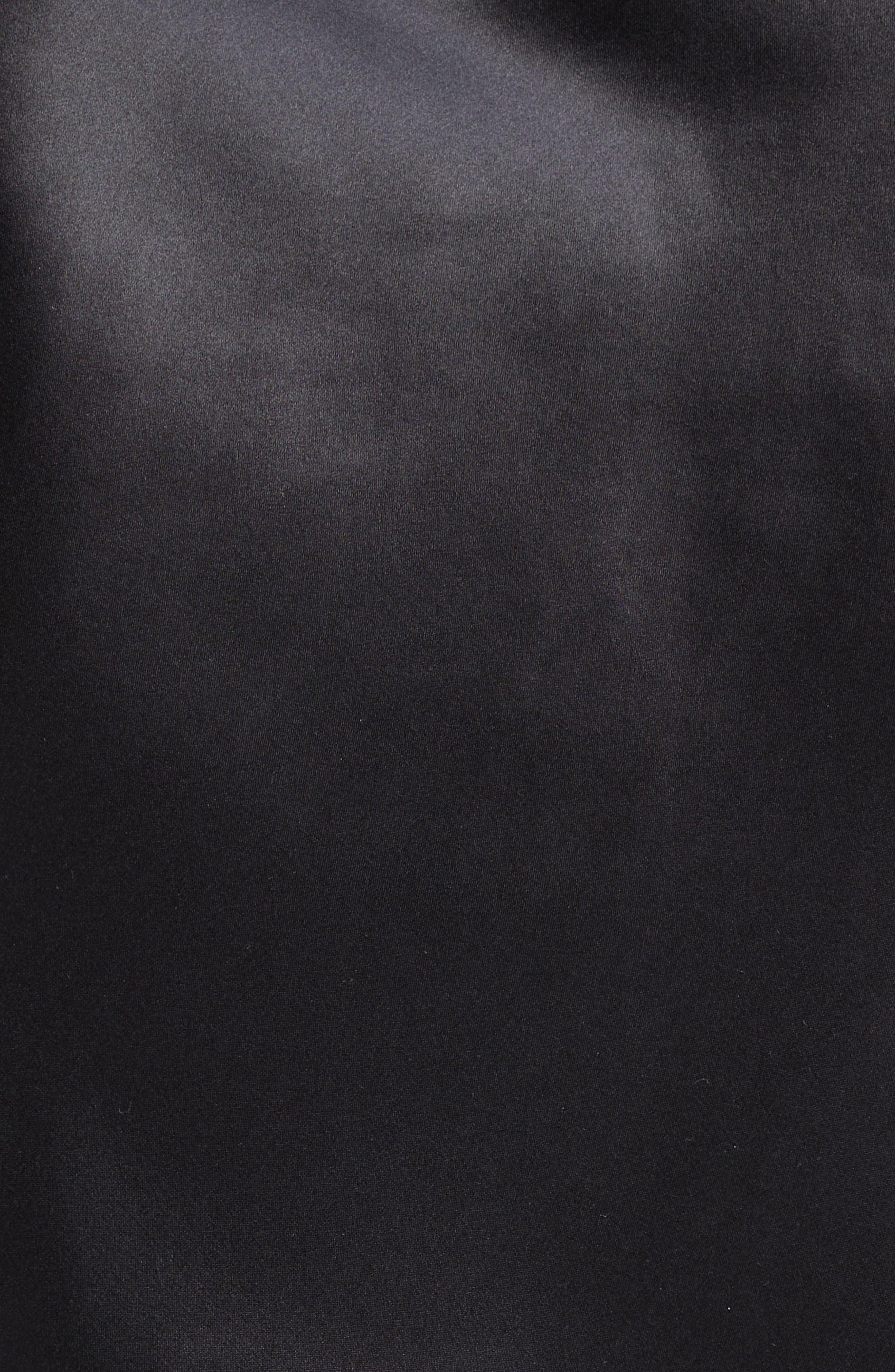 Simone Rocha Bow Detail Scoop Neck Silk Satin Minidress in Black at Nordstrom - 7