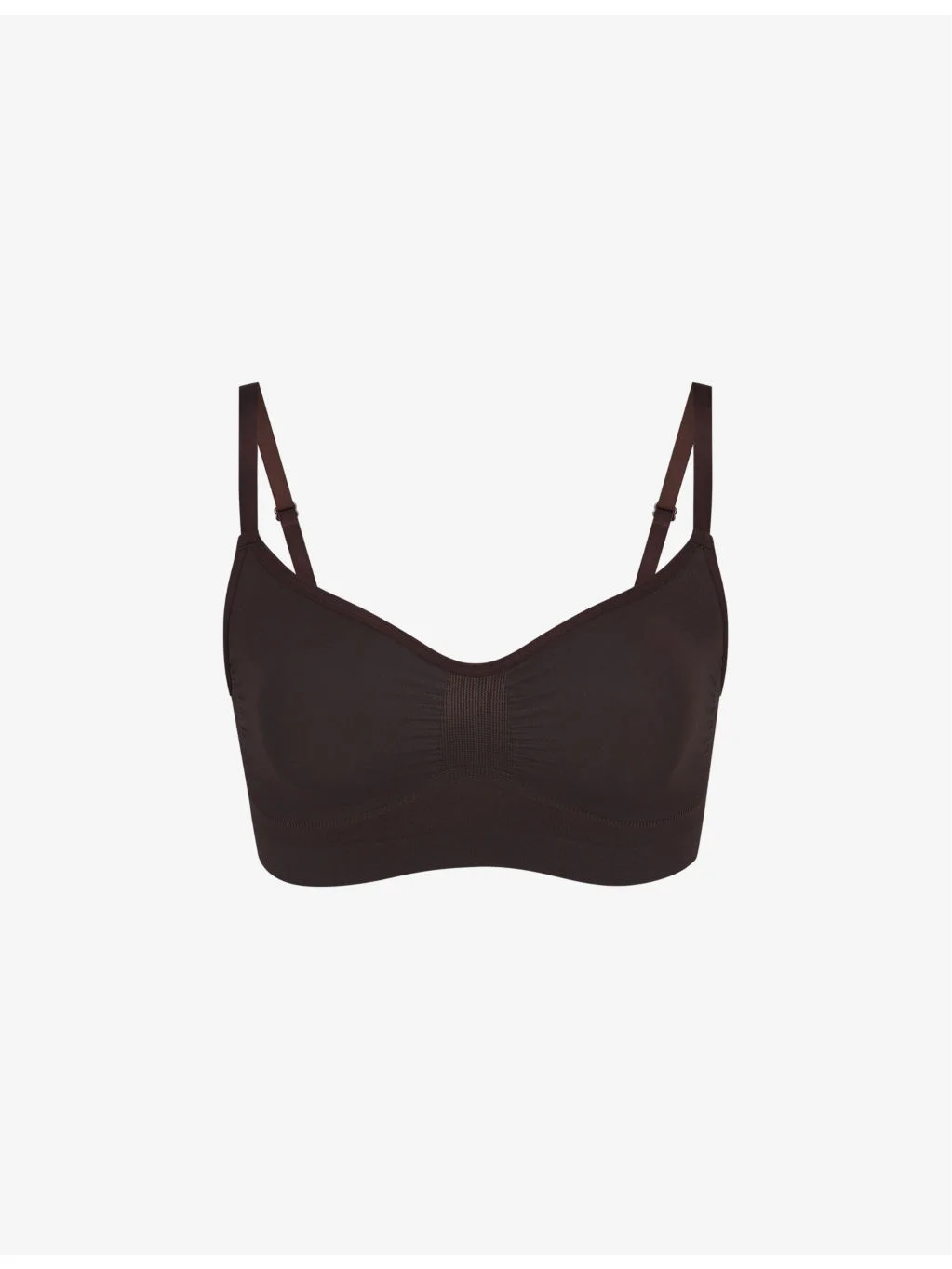 Sculpting scoop-neck stretch-woven bra - 1