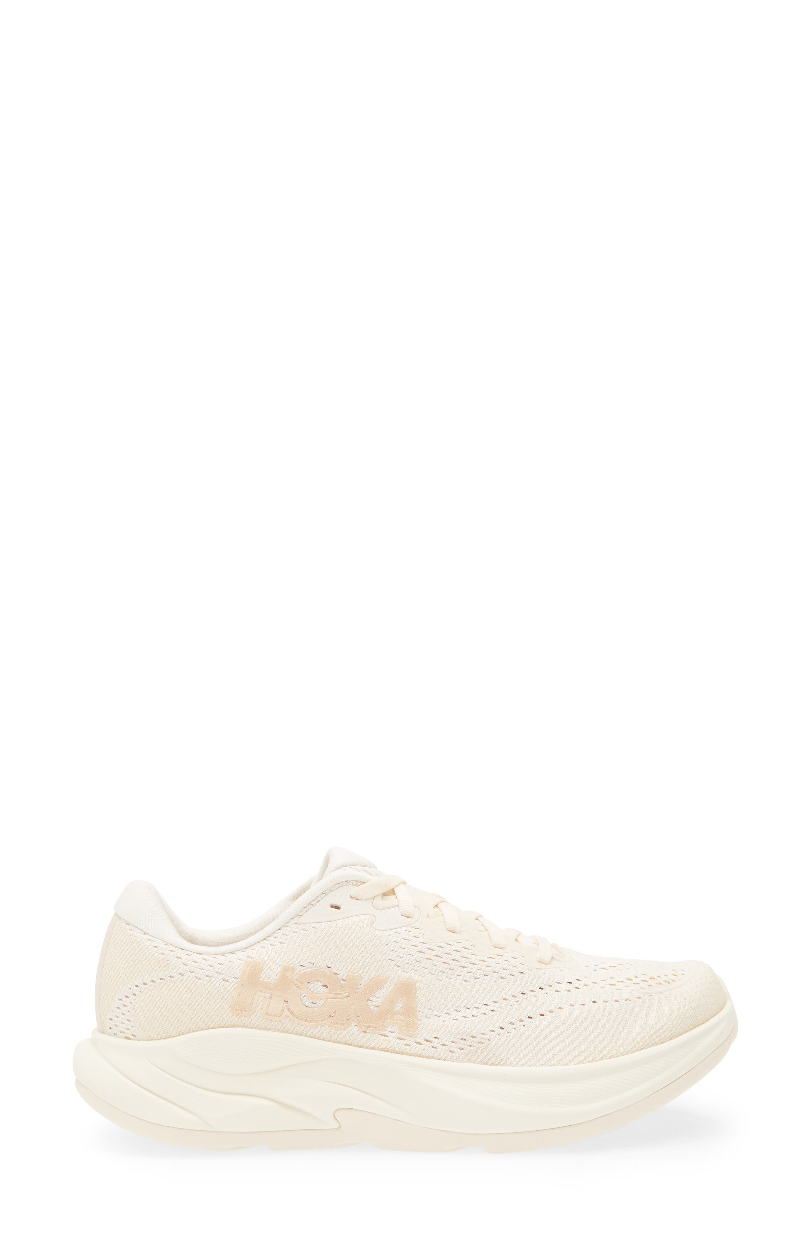 HOKA Rincon 4 Running Shoe in Vanilla /Birch at Nordstrom - 3
