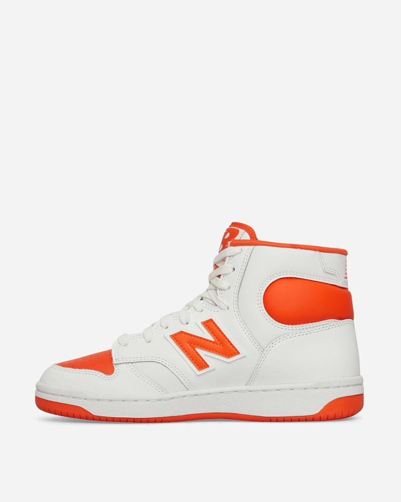 New Balance 480 Hi Sneakers White / Orange outlook