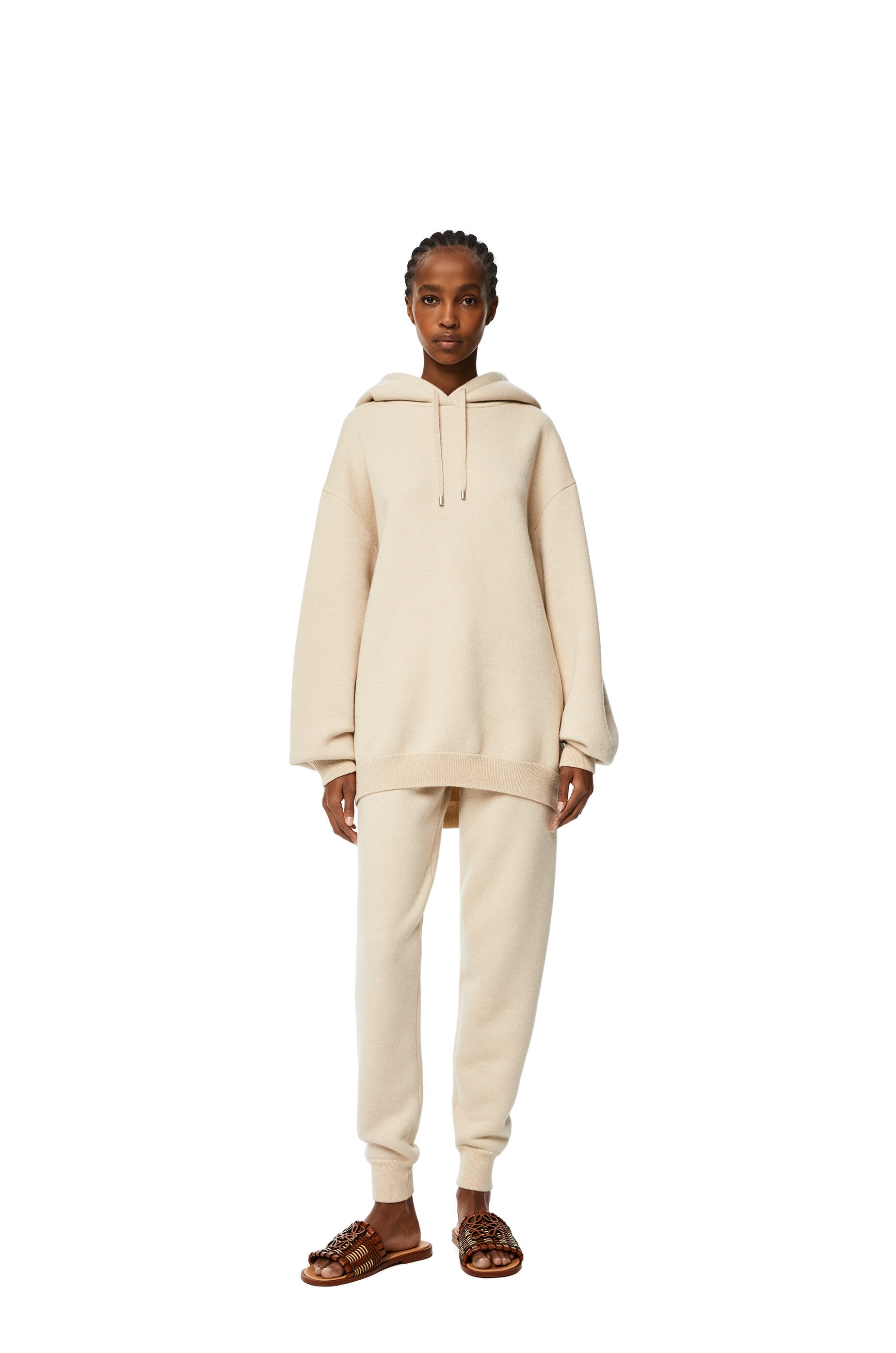 Knit track trousers in cashmere - 2