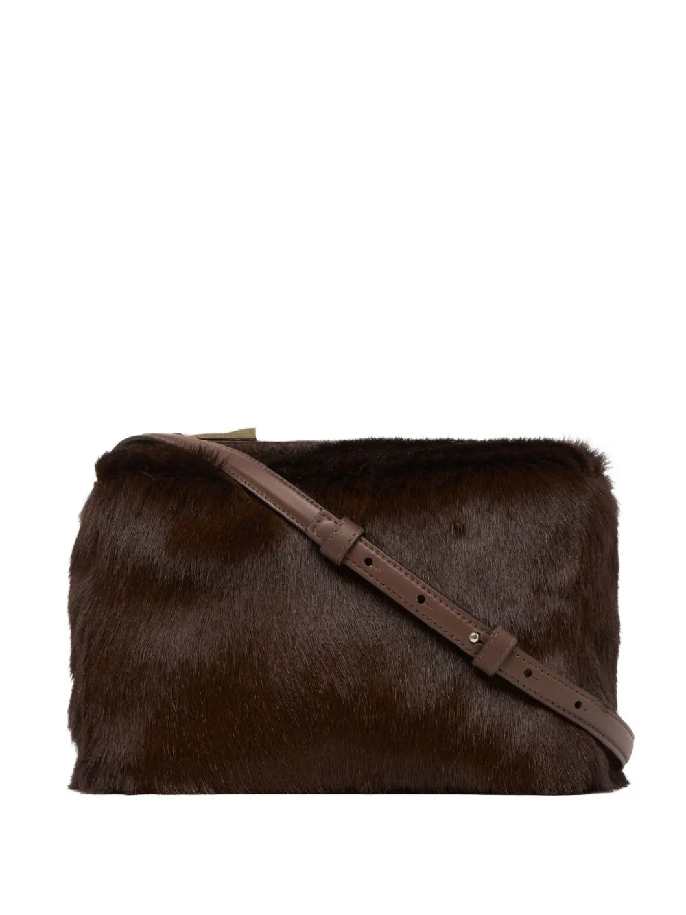 faux-fur shoulder bag - 1