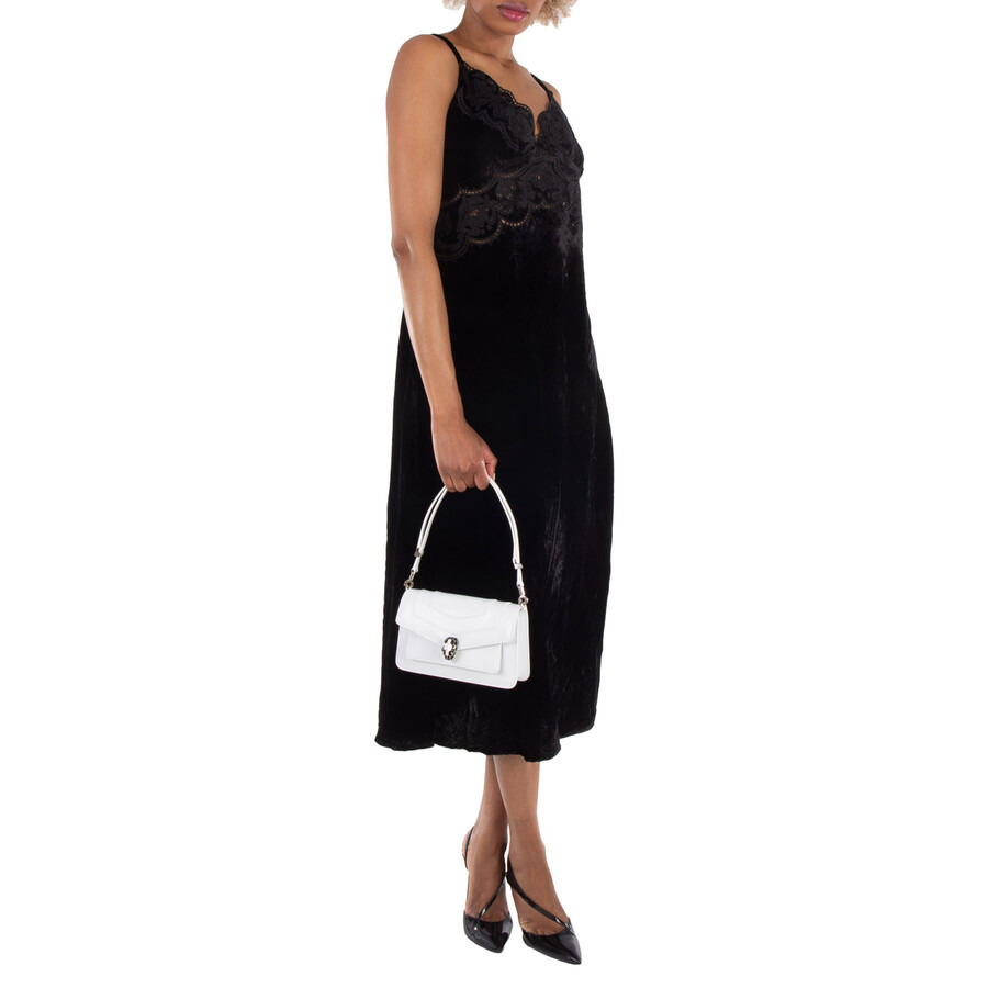 Bvlgari East-West Leather Serpenti Forever Shoulder Bag - 2