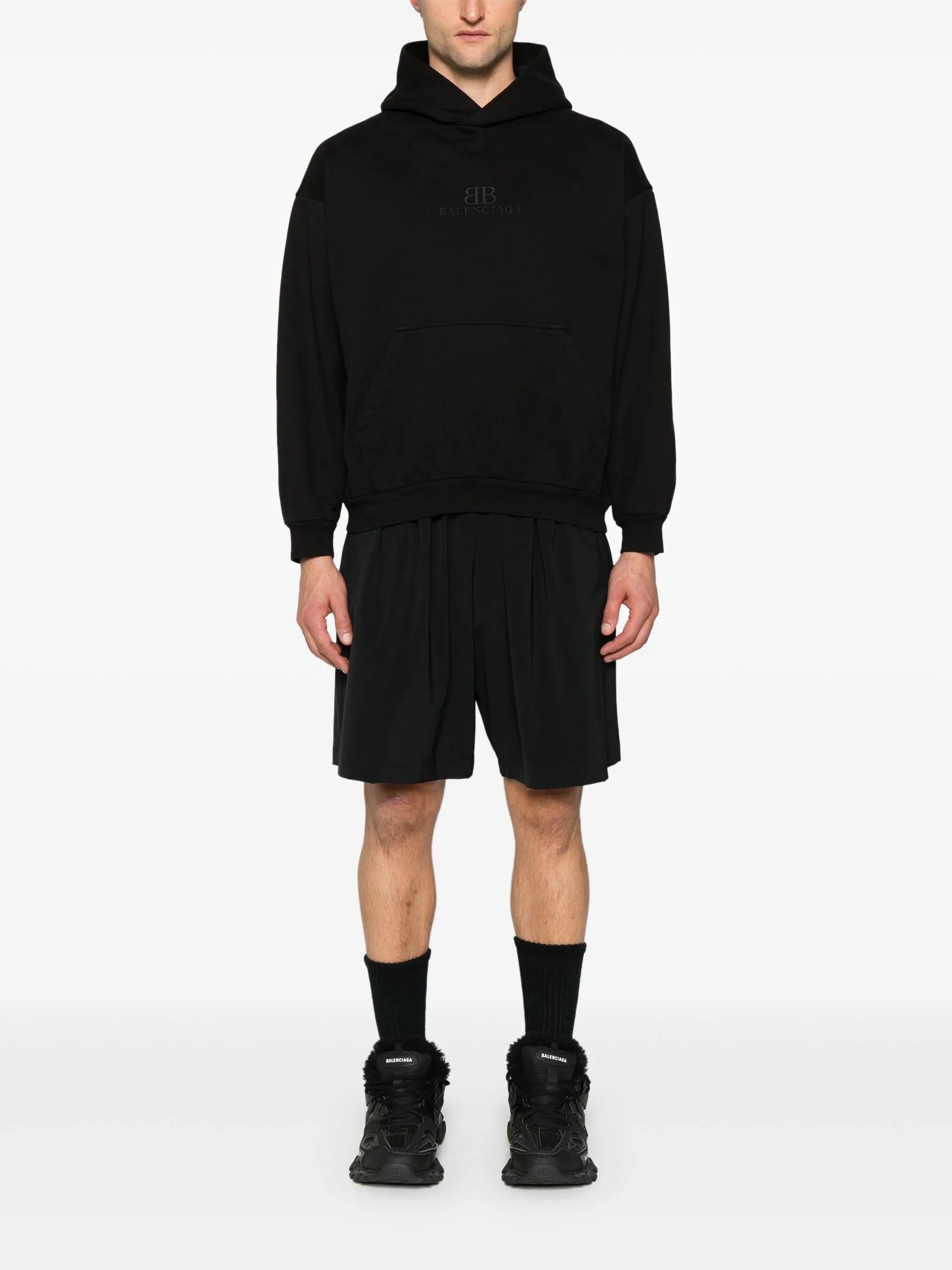 Logo-embroidered Cotton Hoodie - 5