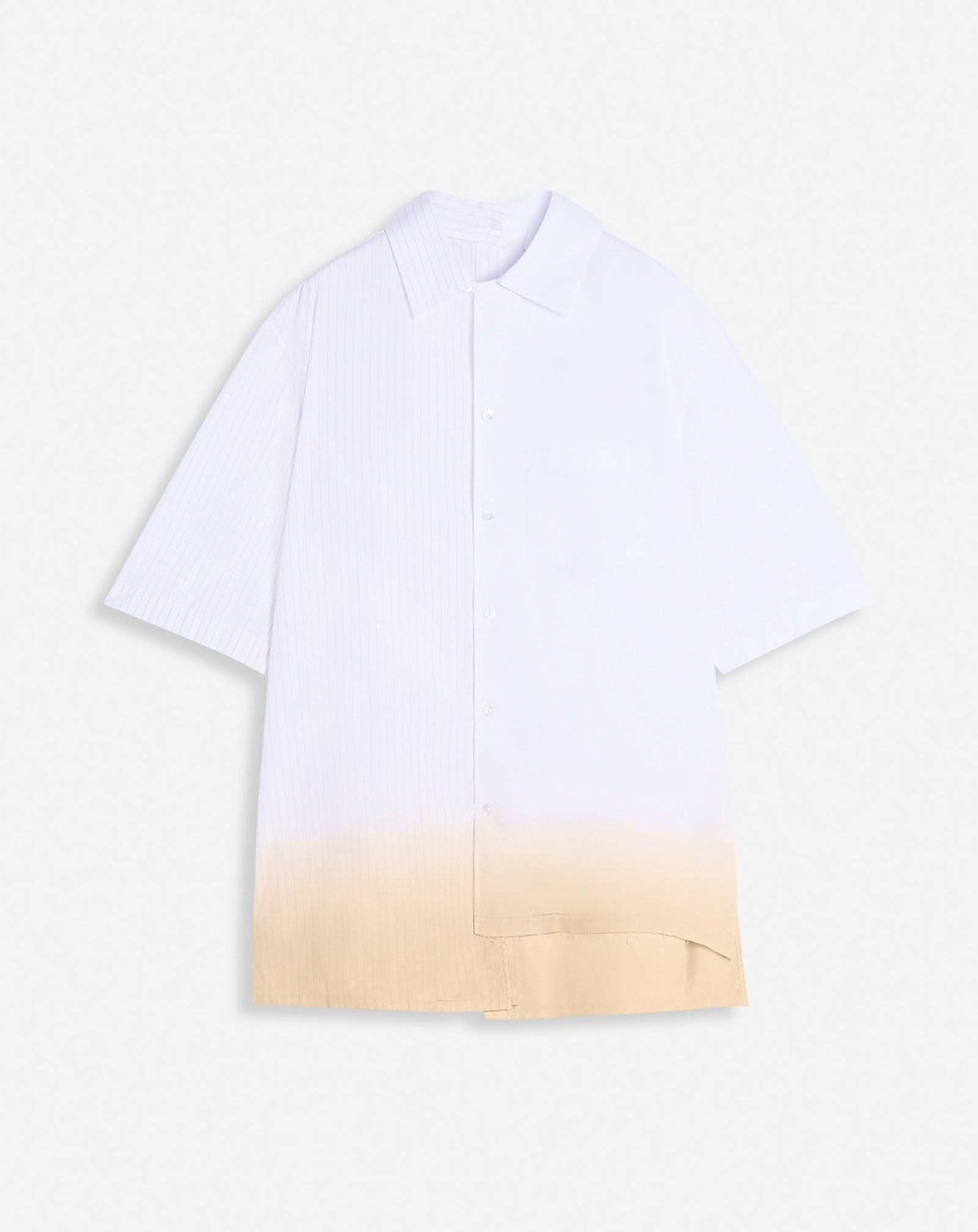 ASYMMETRICAL SHIRT WITH A GRADIENT EFFECT - 1