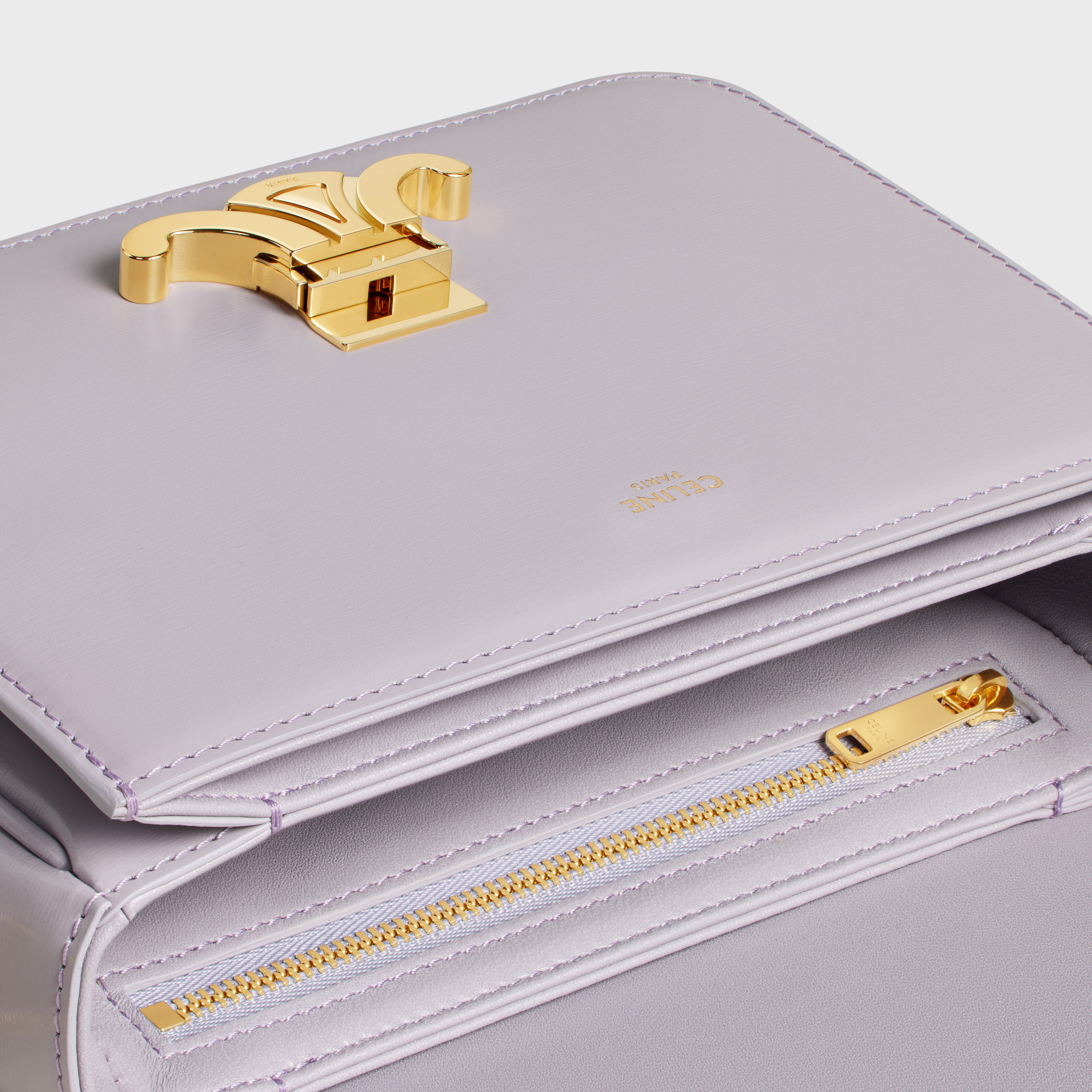 Teen Triomphe Bag in shiny calfskin - 4